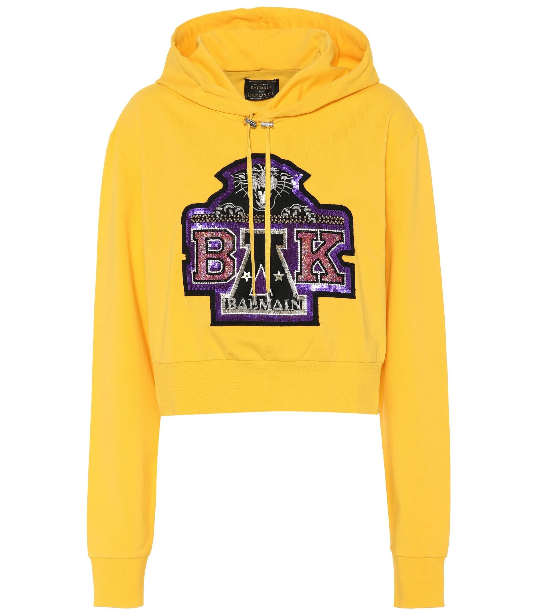 Beychella Cropped Hoodie, Beyoncé × Balmain