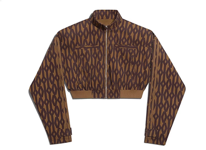 Icy Park Crop Monogram Jacket, Beyoncé × Adidas