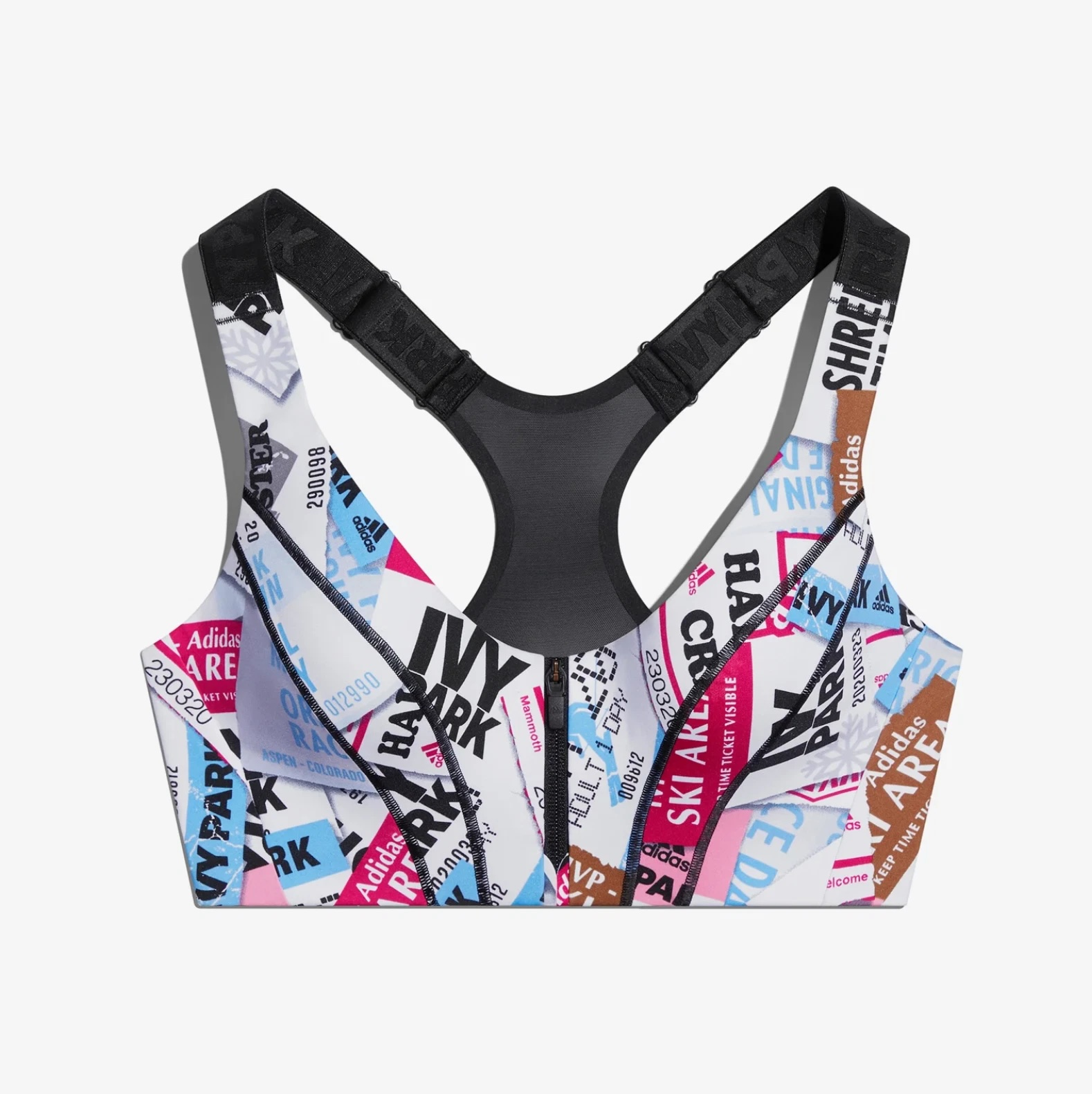 Icy Park Ski Tag Bra, Beyoncé × Adidas