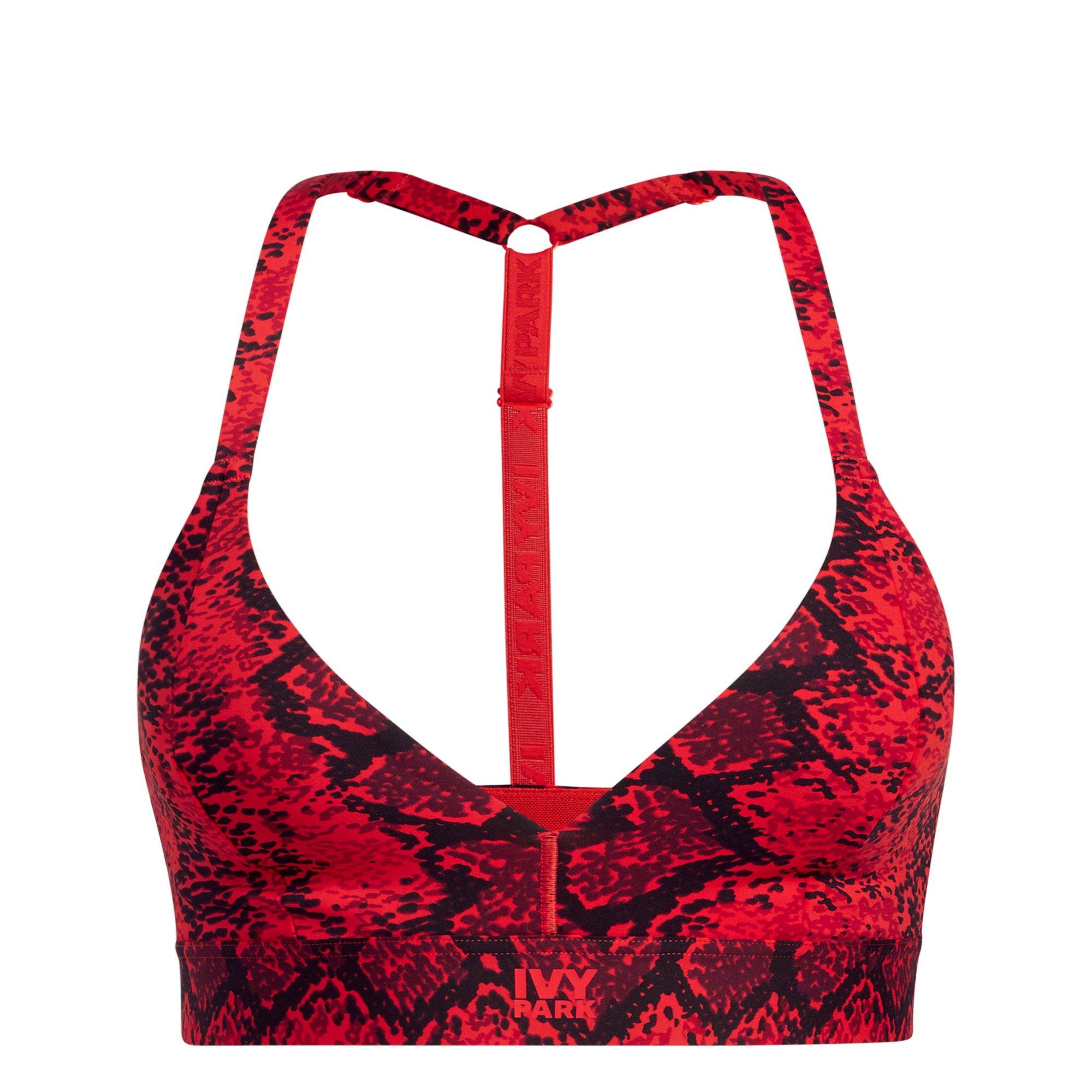 Ivy Heart Snakeskin-Print Bra, Beyoncé × Adidas
