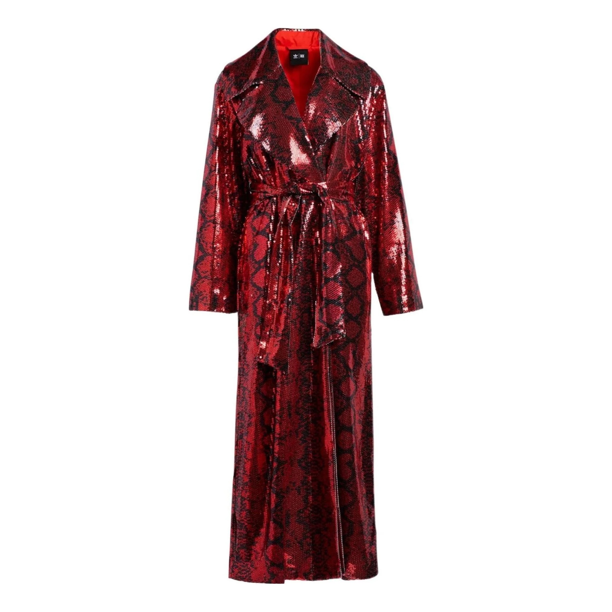 Ivy Heart Snakeskin-Print Sequin Trench, Beyoncé × Adidas
