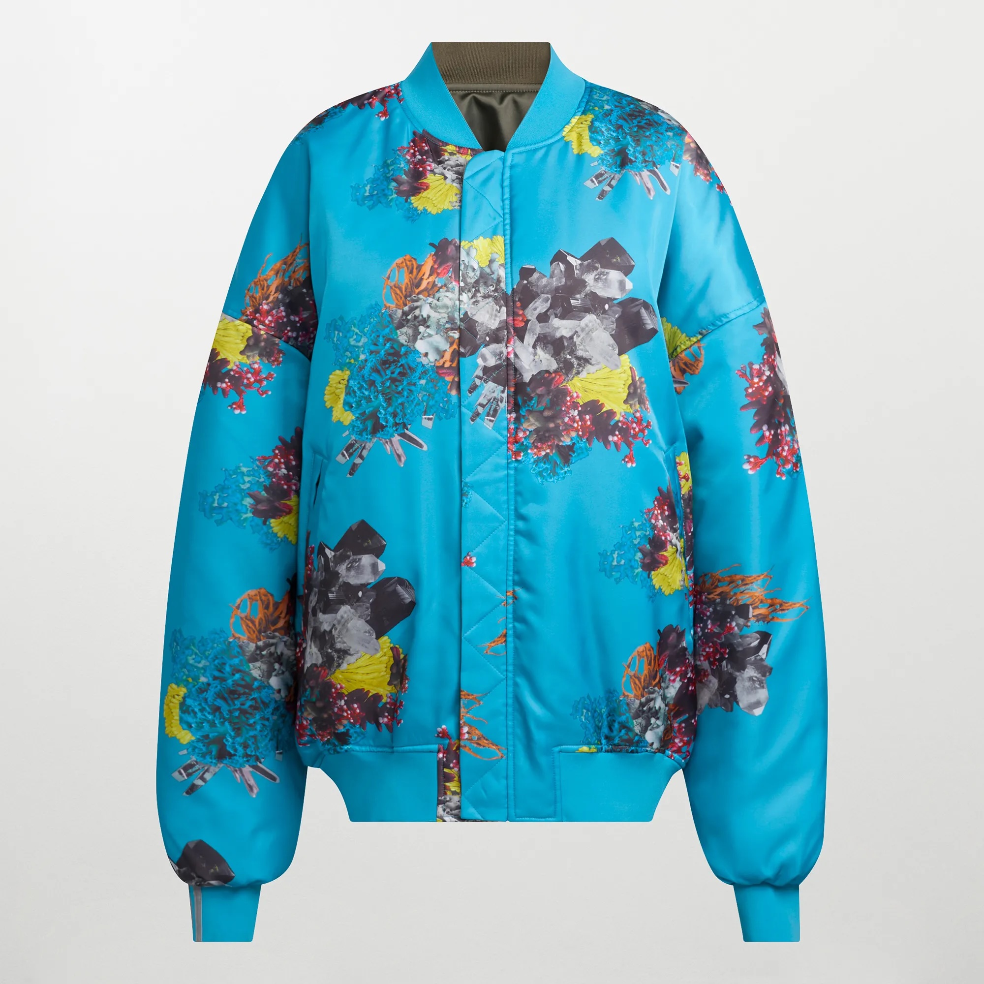 Ivytopia Floral Reversible Satin Jacket, Adidas