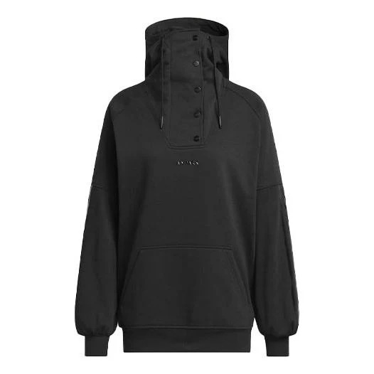 Noir Snapneck Hoodie, Beyoncé × Adidas