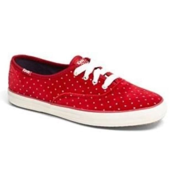 Glitter Dot Velvet Champion Sneaker, Taylor Swift × Keds
