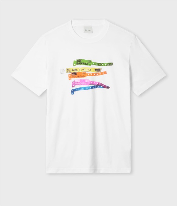 Wristbands Print Tee, Oasis × Paul Smith