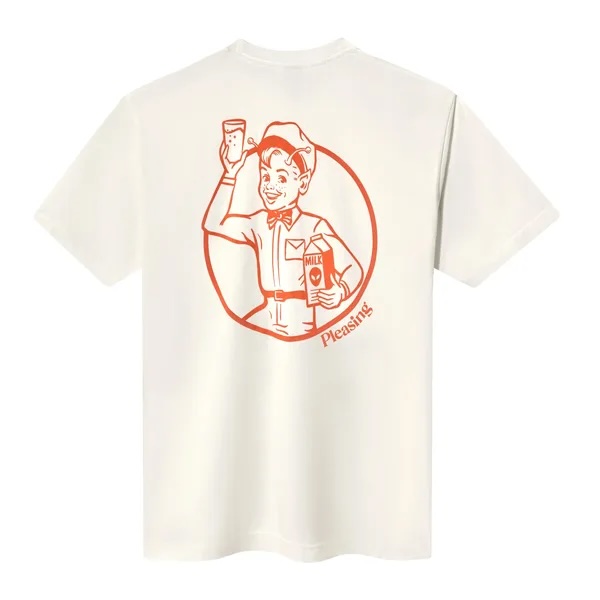 The AstroMilk Man Tee, Pleasing