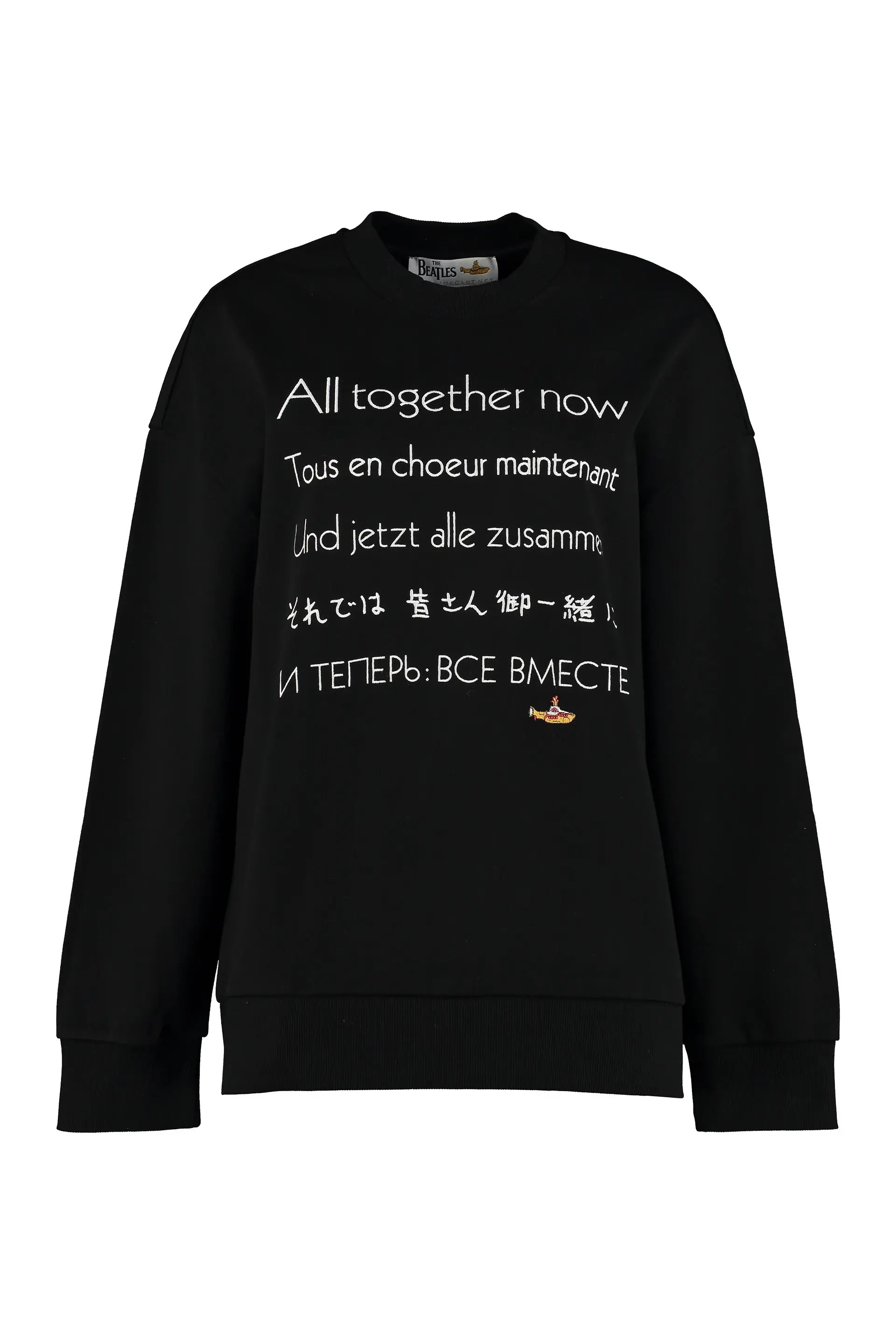 All Together Now Lyric Crewneck, The Beatles × Stella McCartney