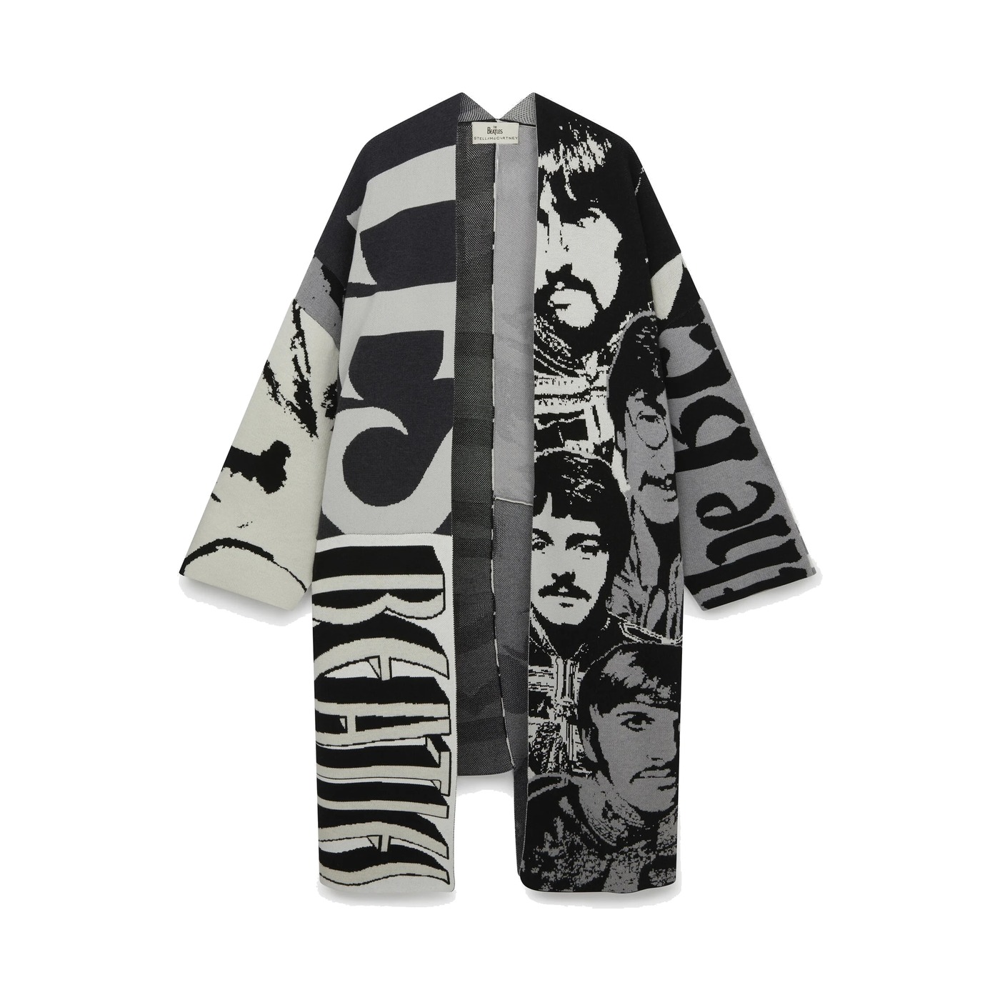 Get Back Panelled Knit Coat, The Beatles × Stella McCartney