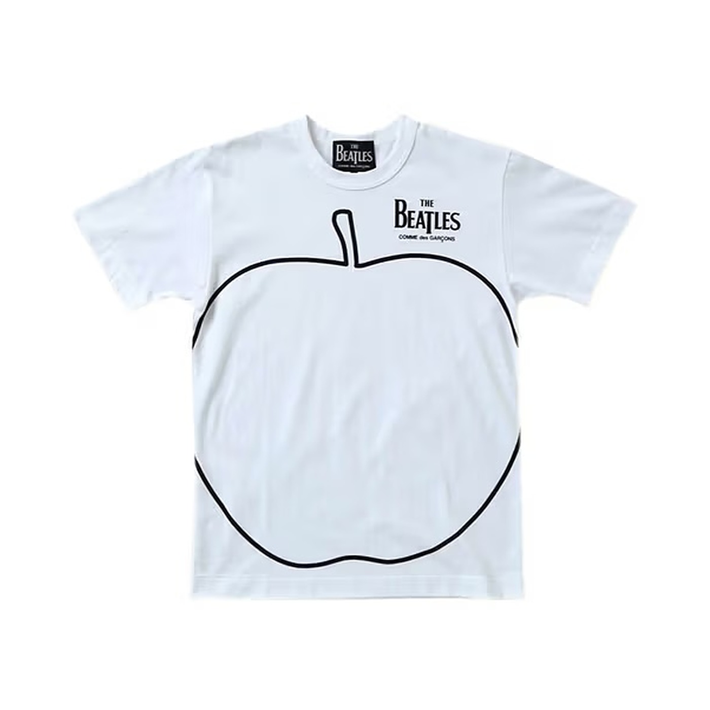 Apple Outline Tee, The Beatles × Comme des Garçons