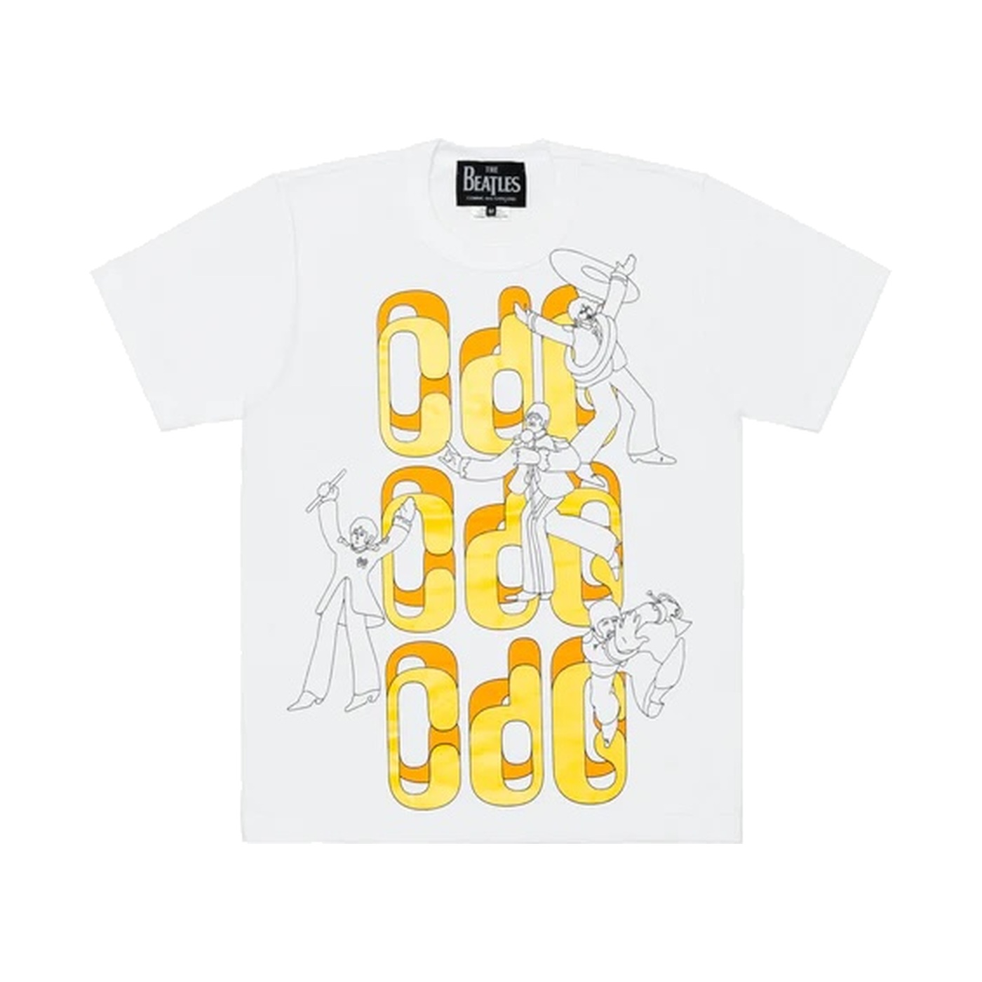 Stacked Logo Band Tee, The Beatles × Comme des Garçons