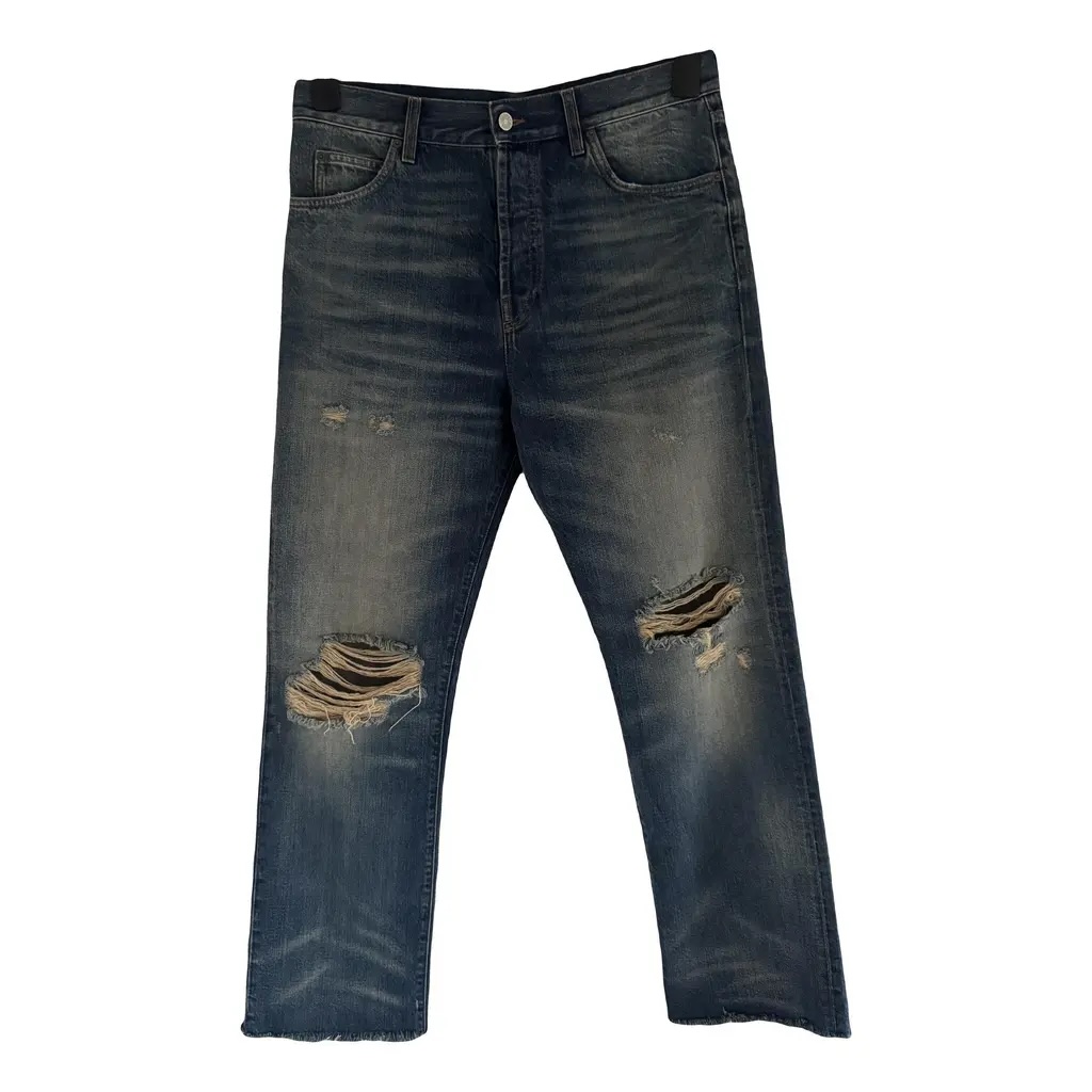 Distressed Straight Jeans, Harry Styles × Gucci