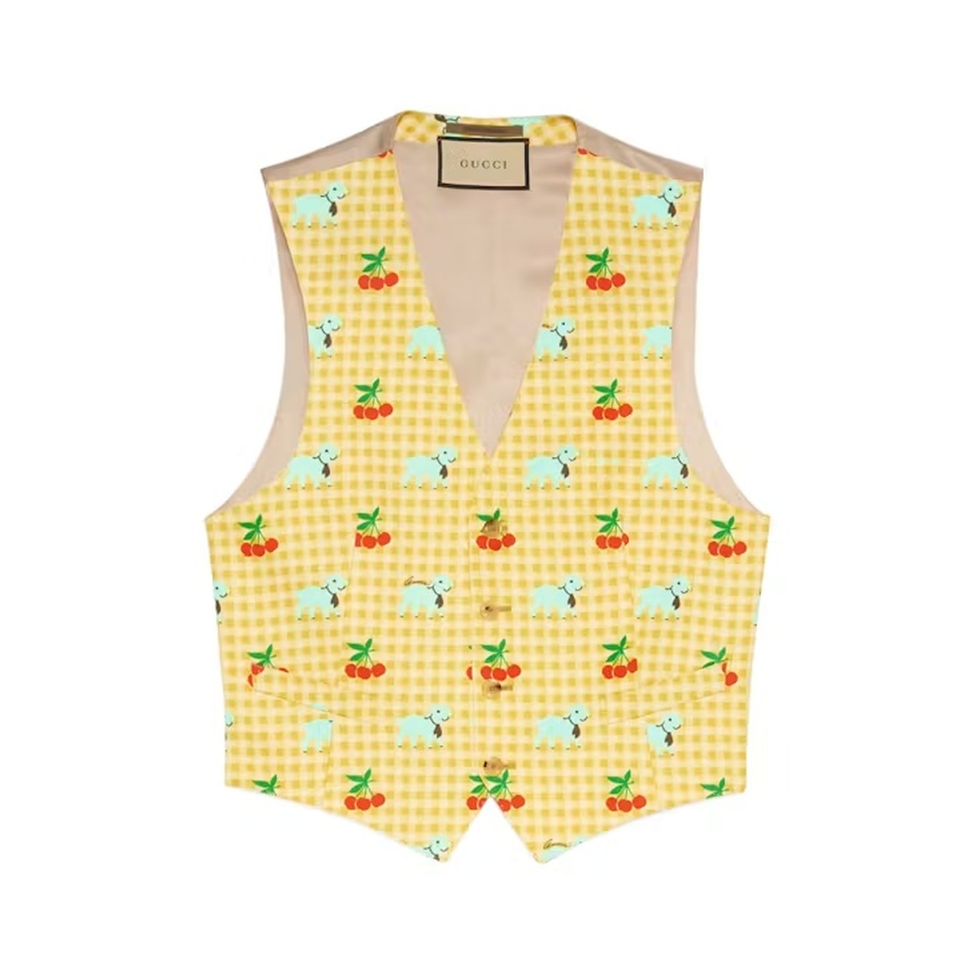 Gingham Wool Vest, Harry Styles × Gucci