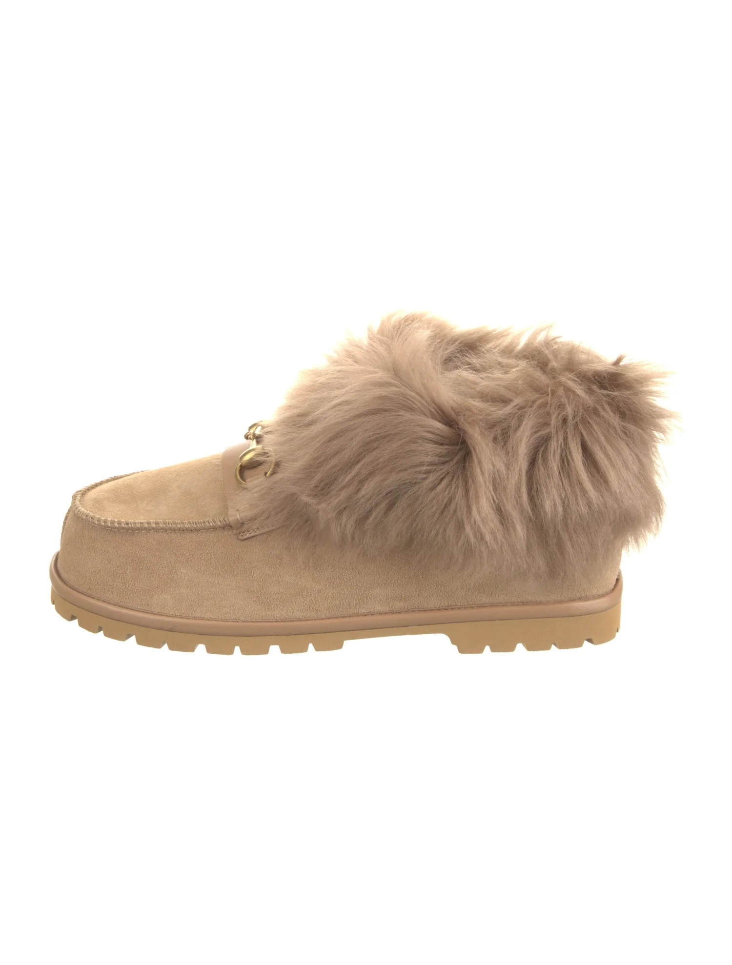 Shearling Horsebit Boot, Harry Styles × Gucci