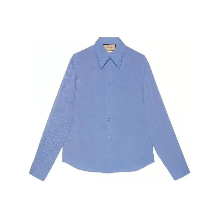 GG Jacquard Silk Shirt, Harry Styles × Gucci