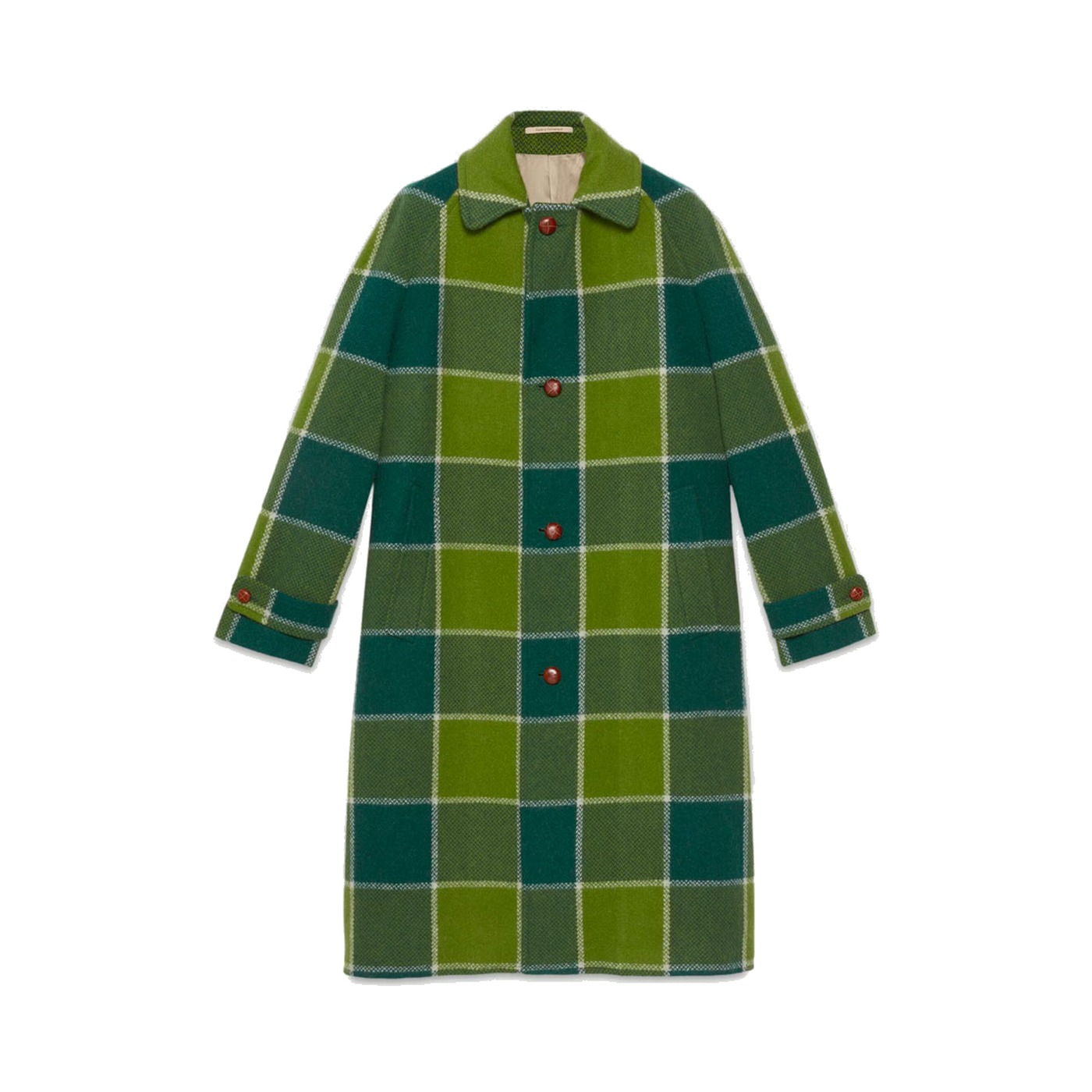 Windowpane Wool Coat, Harry Styles × Gucci