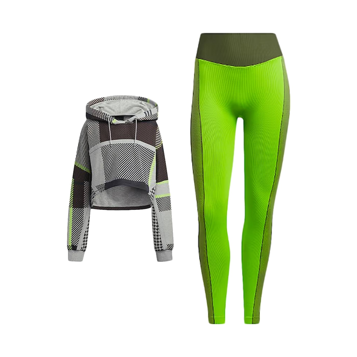 Halls of Ivy Allover Print Cropped Hoodie & Leggings, Beyoncé × Adidas