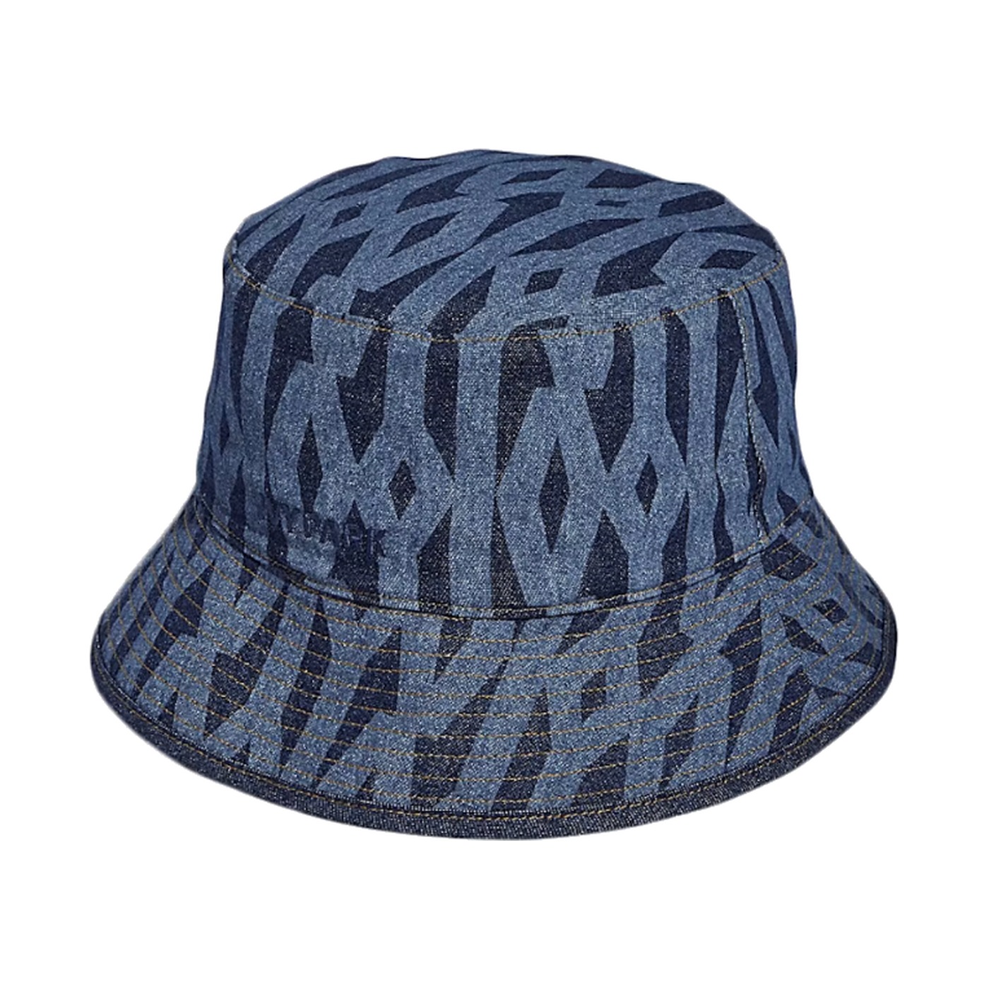 Rodeo Denim Monogram Reversible Bucket Hat