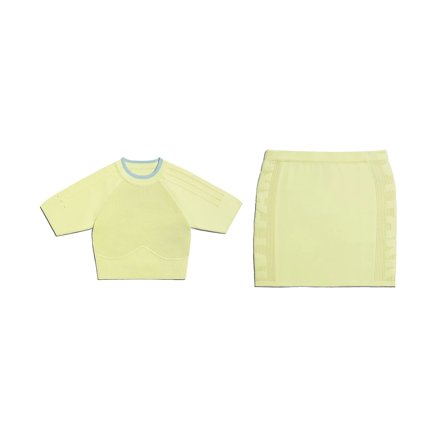 Yellow Knit Set, Beyoncé × Adidas