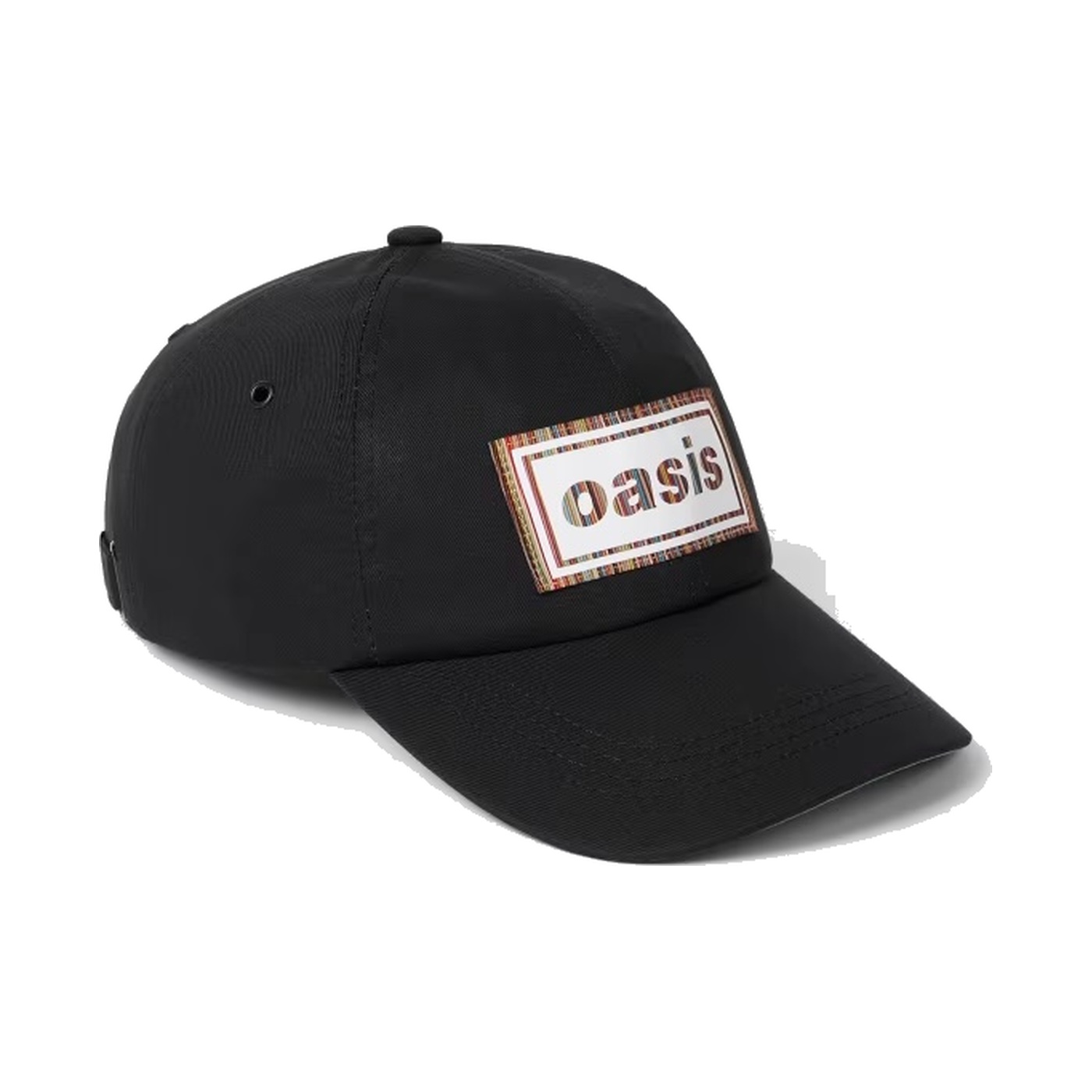 Black Signature Stripe Logo Cap, Oasis × Paul Smith