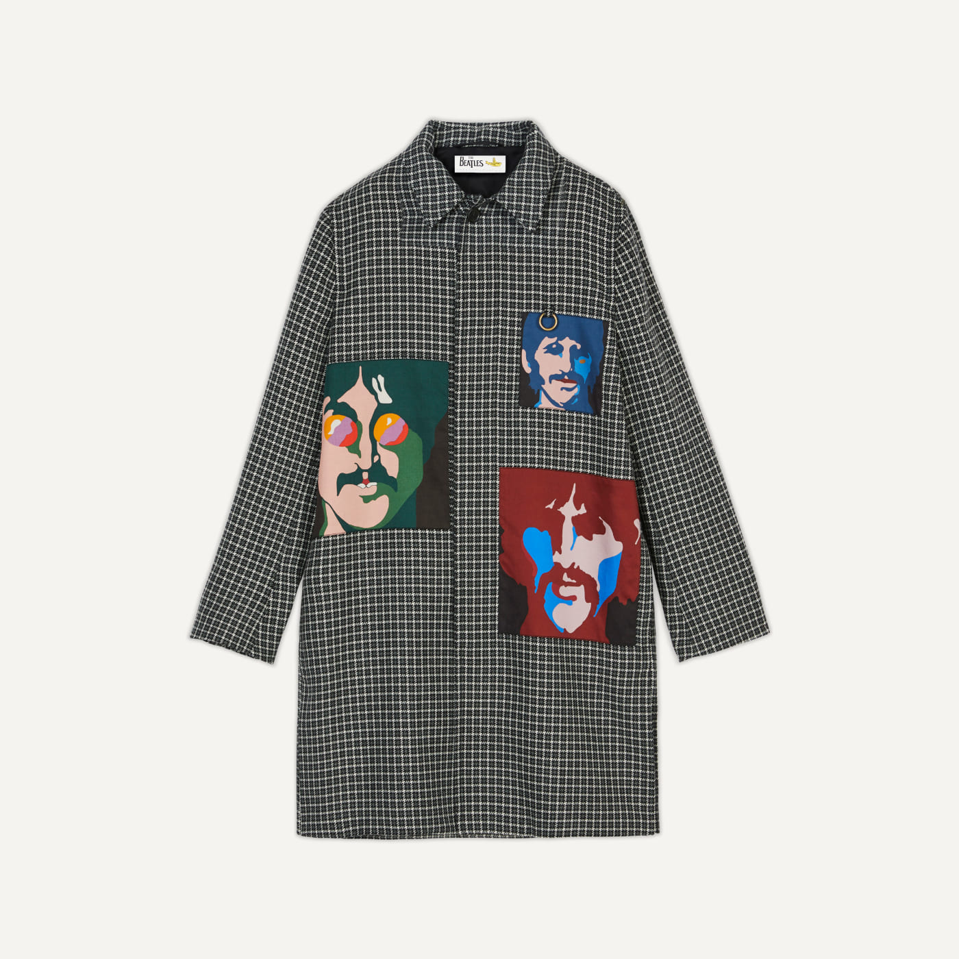 Beatles Portrait Andrew Check Coat