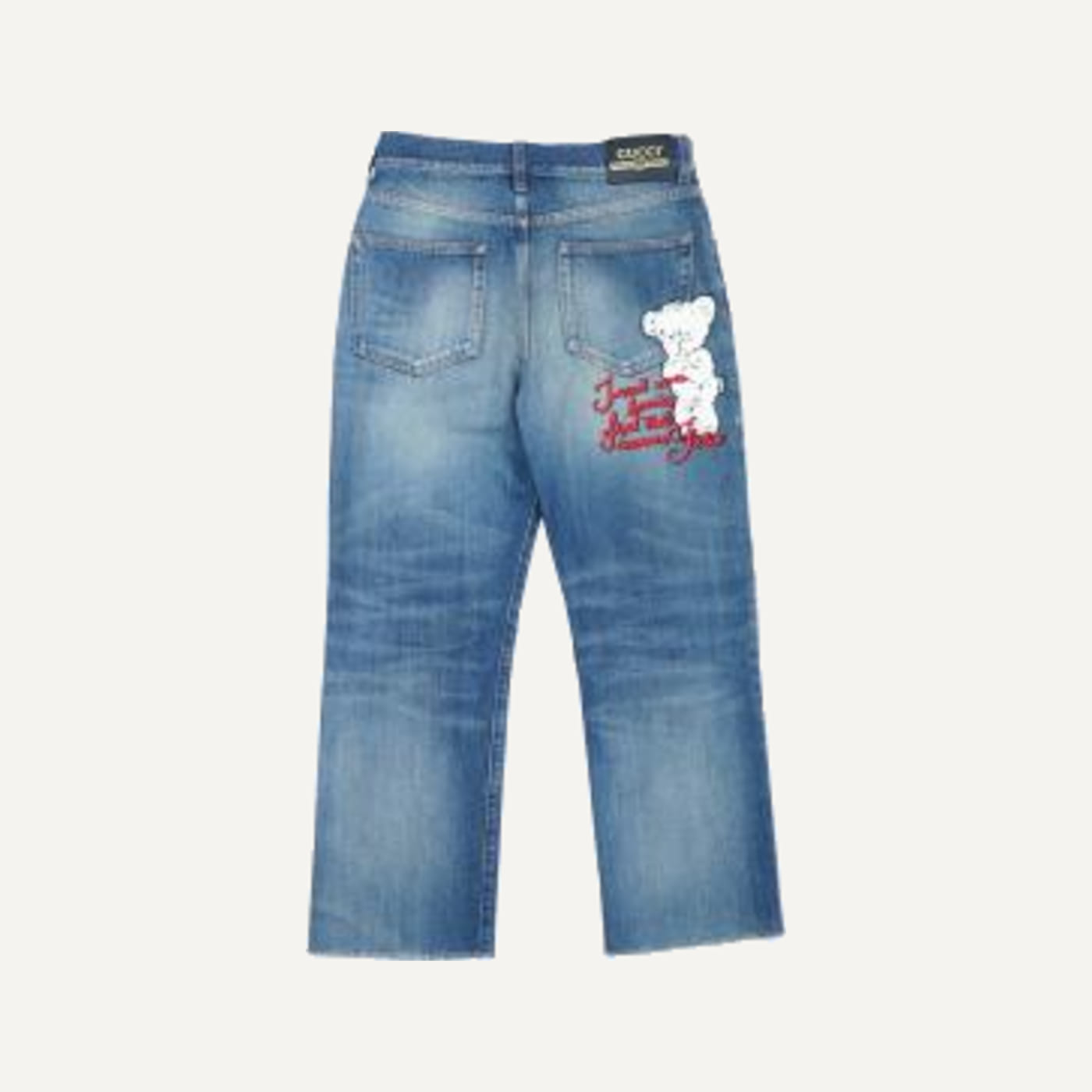 Angry Bear Distressed Denim Jeans