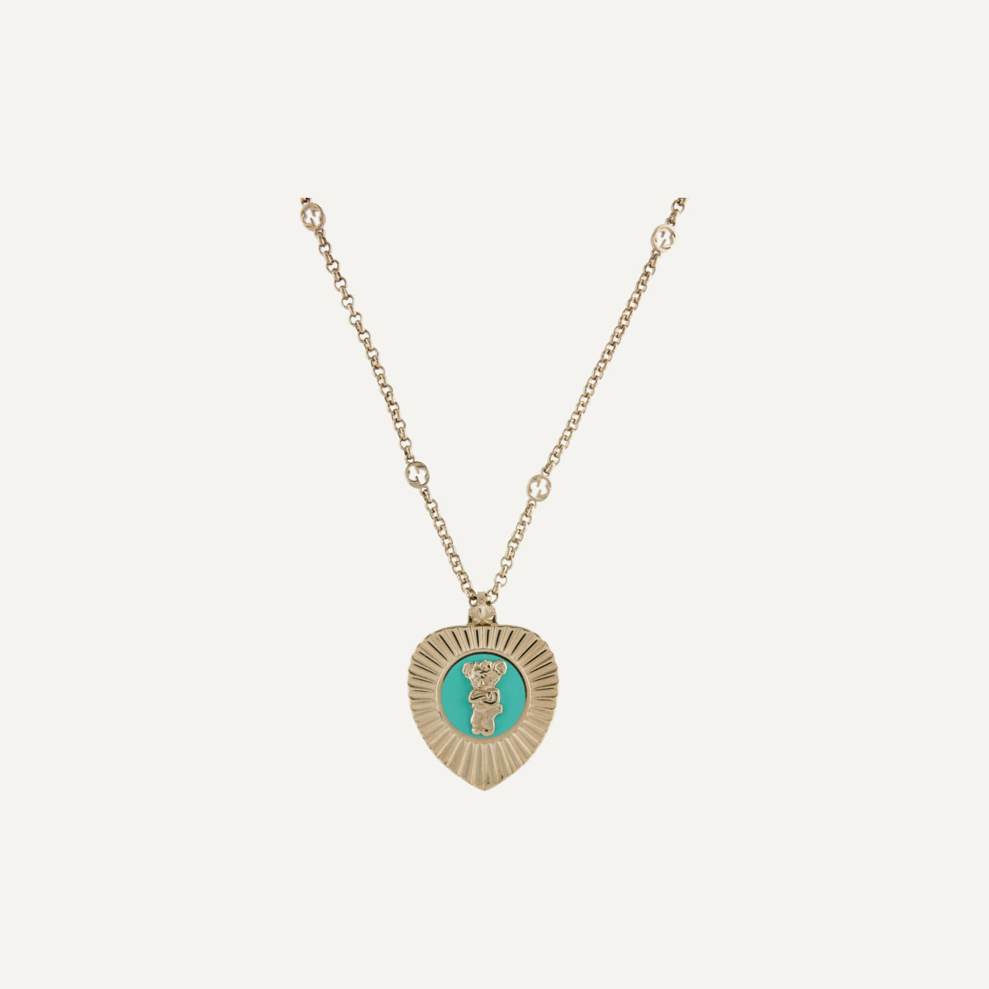 Angry Bear Pendant Necklace