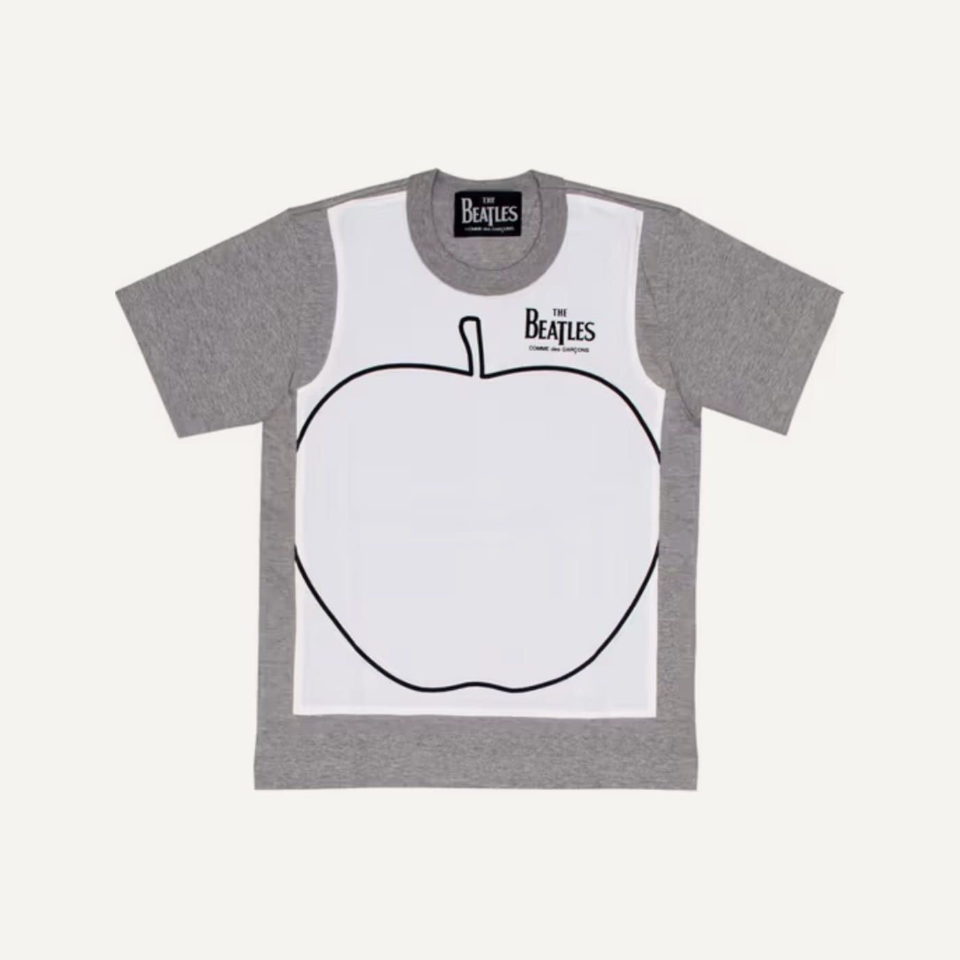 Apple Outline Grey Tee