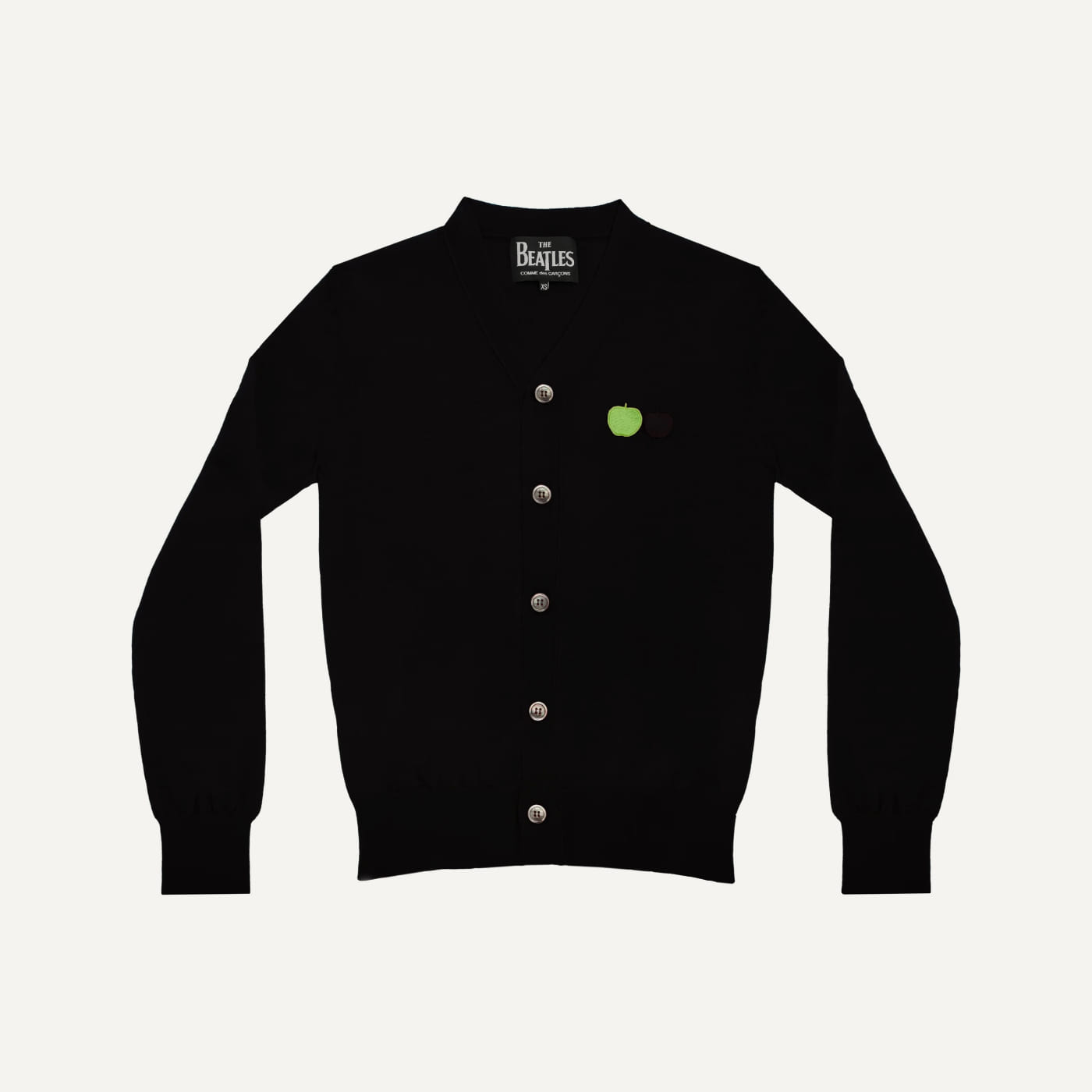 Embroidered Apple Cardigan