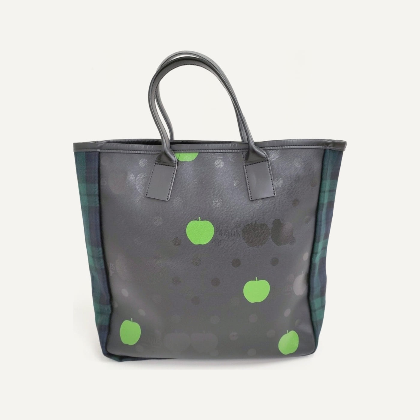 Tartan Apple Tote Bag