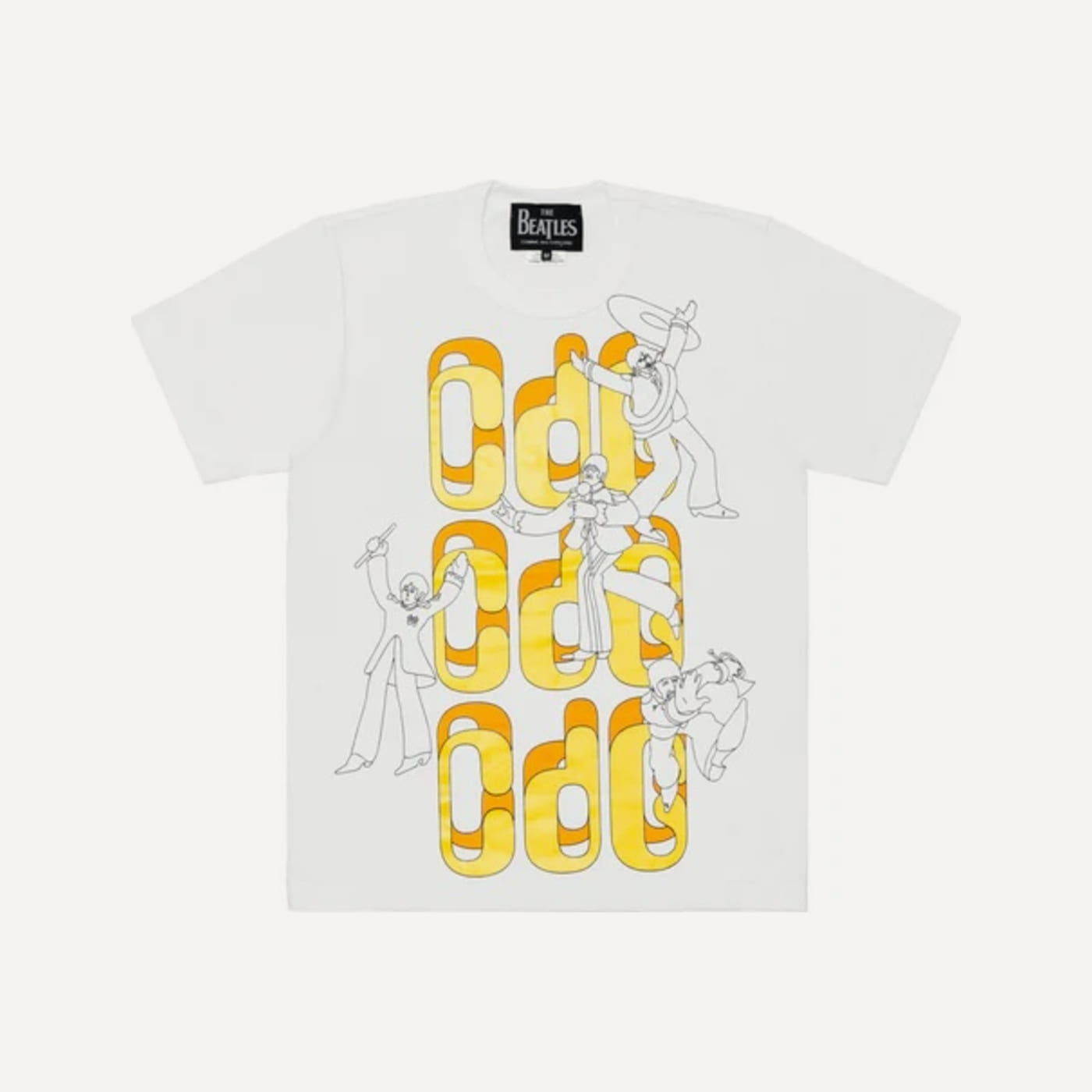 Stacked Logo Band Tee, The Beatles × Comme des Garçons