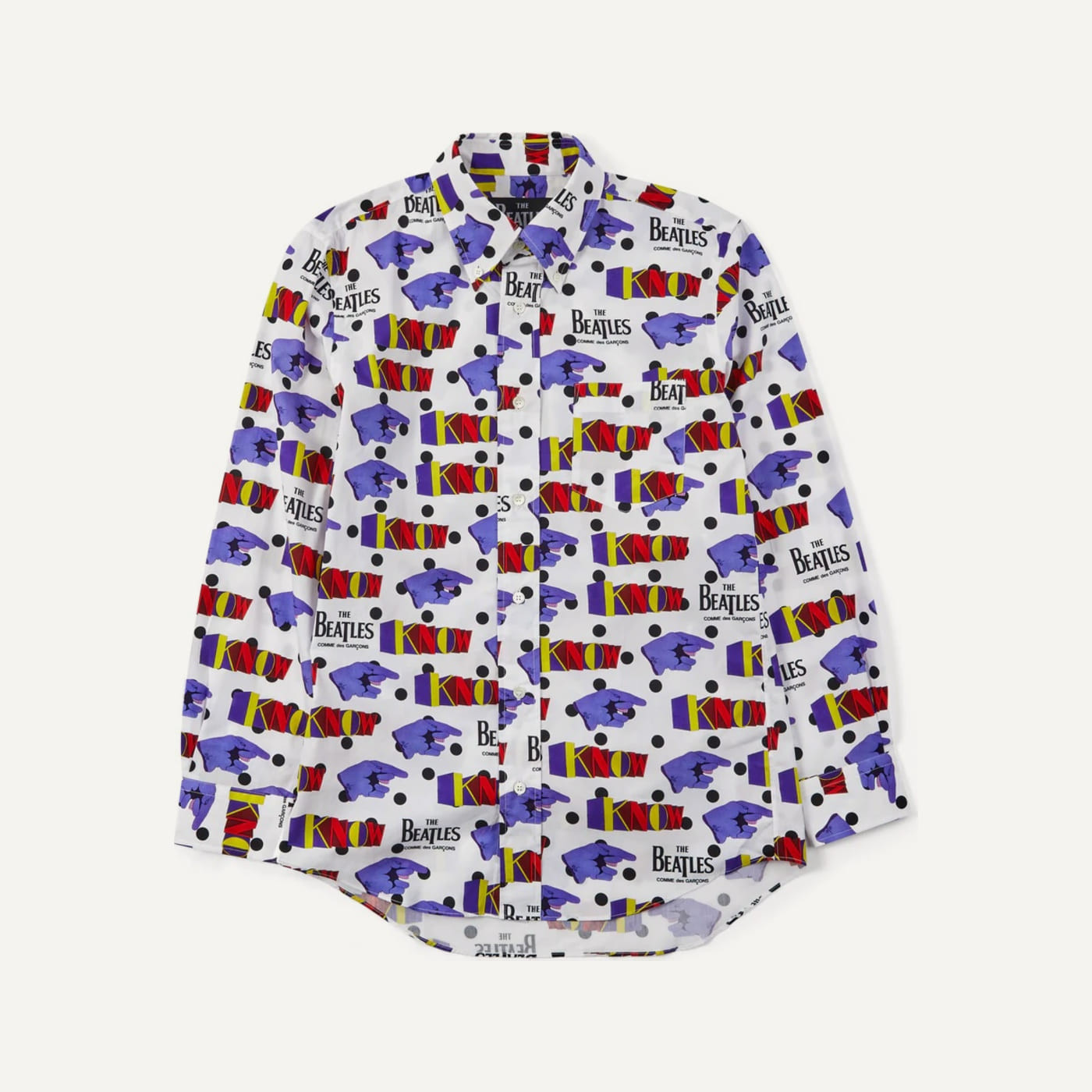 Dreadful Flying Glove Shirt, The Beatles × Comme des Garçons