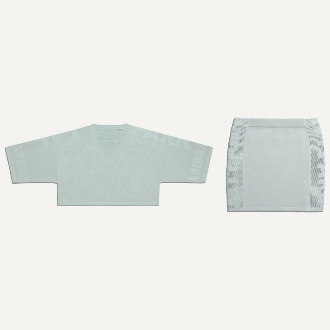 Drip 2 Knit Crop & Skirt Set