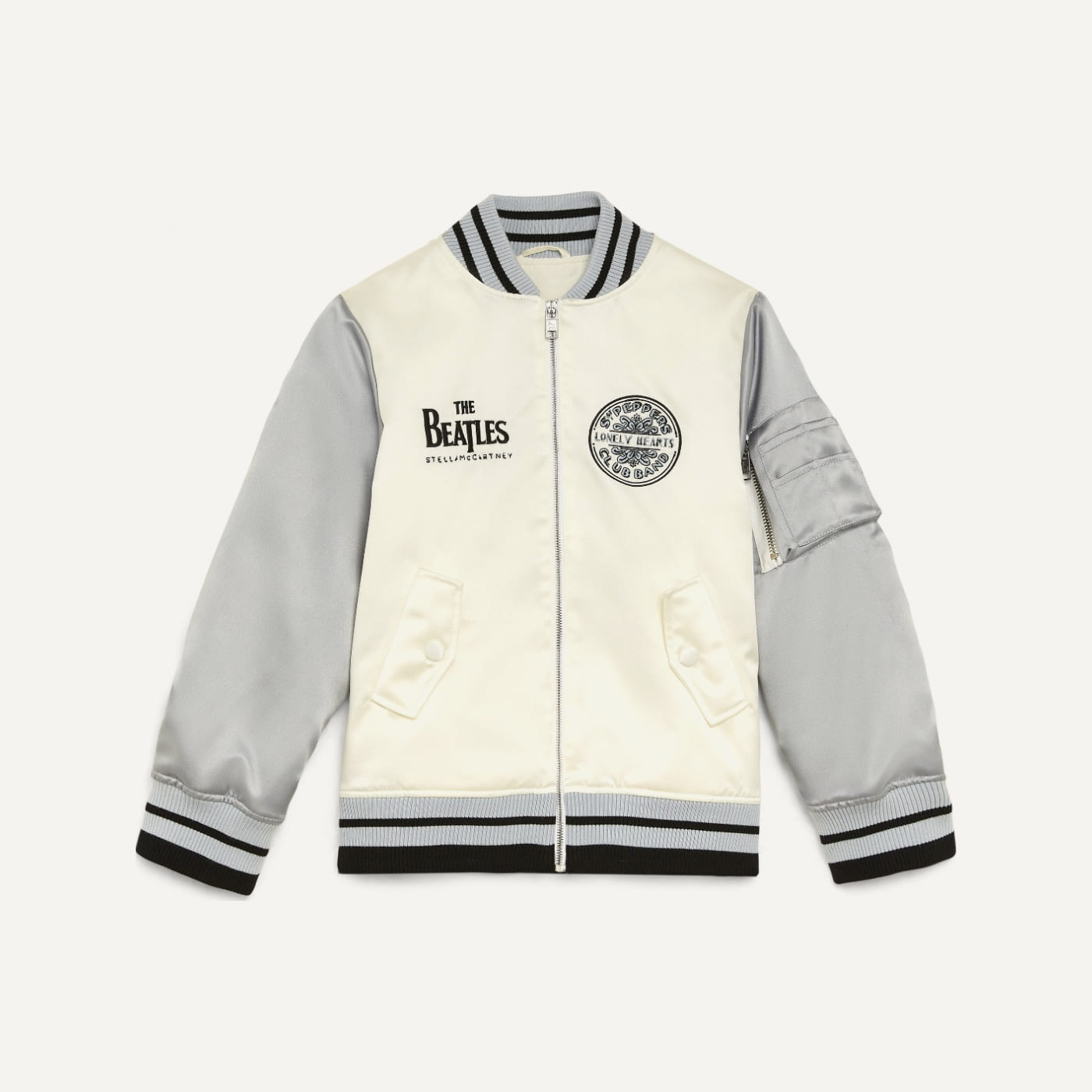 Sgt Pepper Kids Satin Bomber Jacket