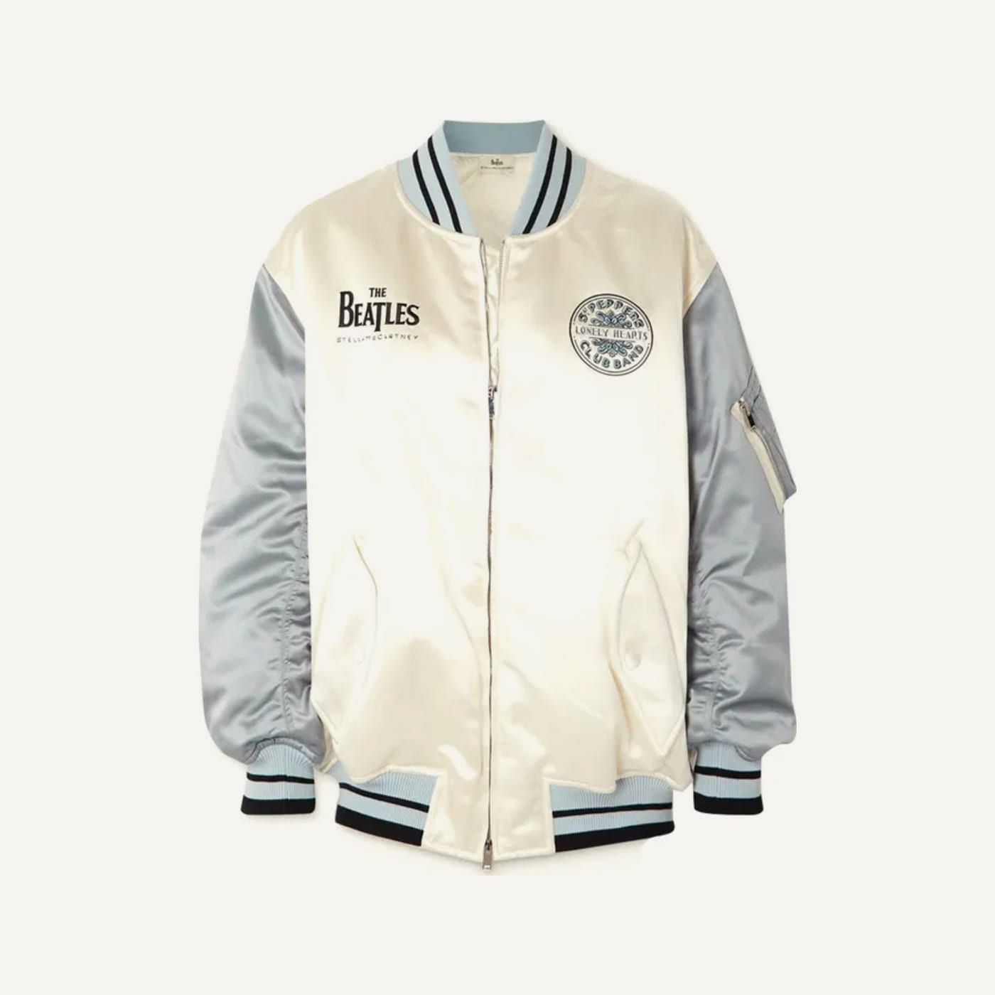 Satin Bomber Jacket
