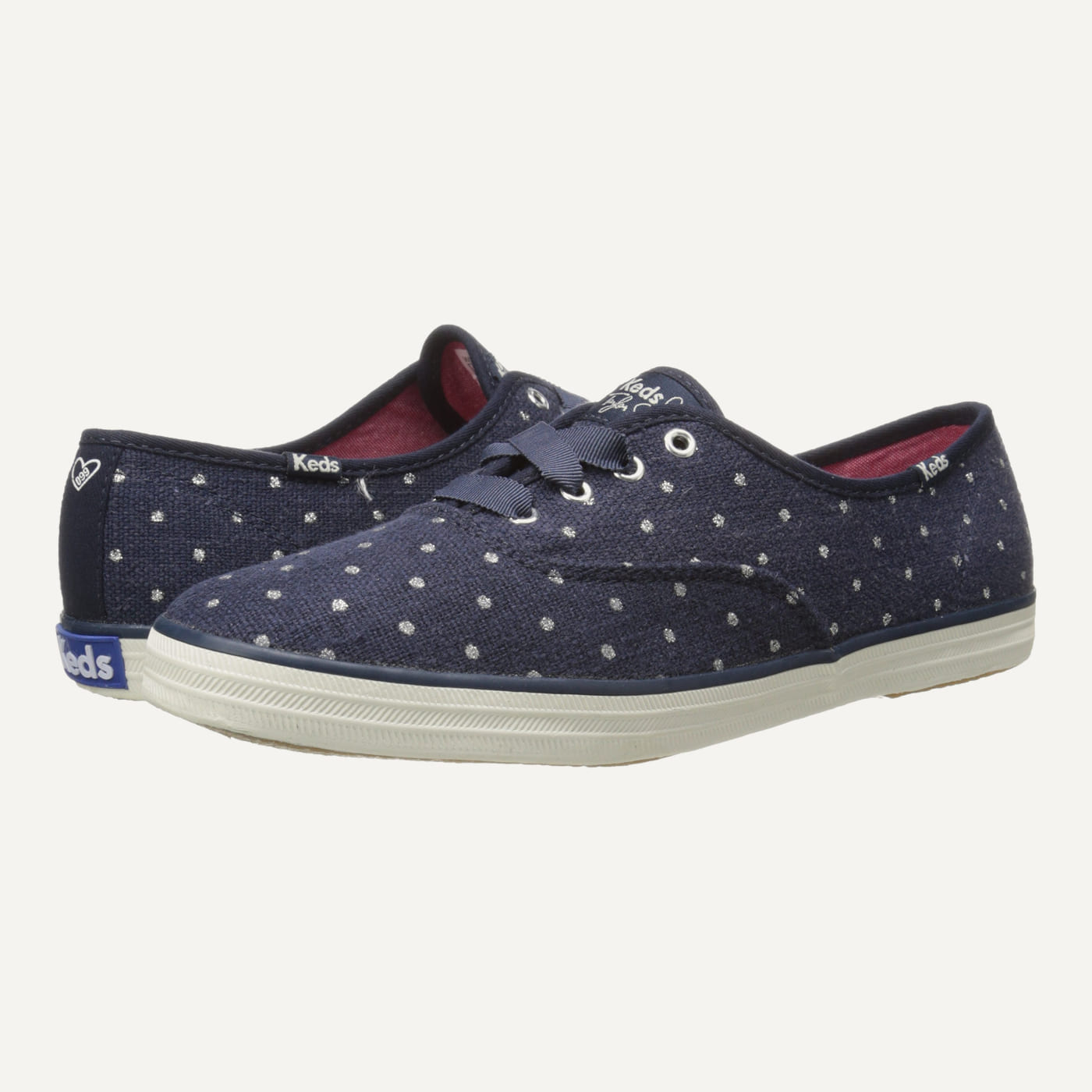 Glitter Dot Linen Champion Sneaker