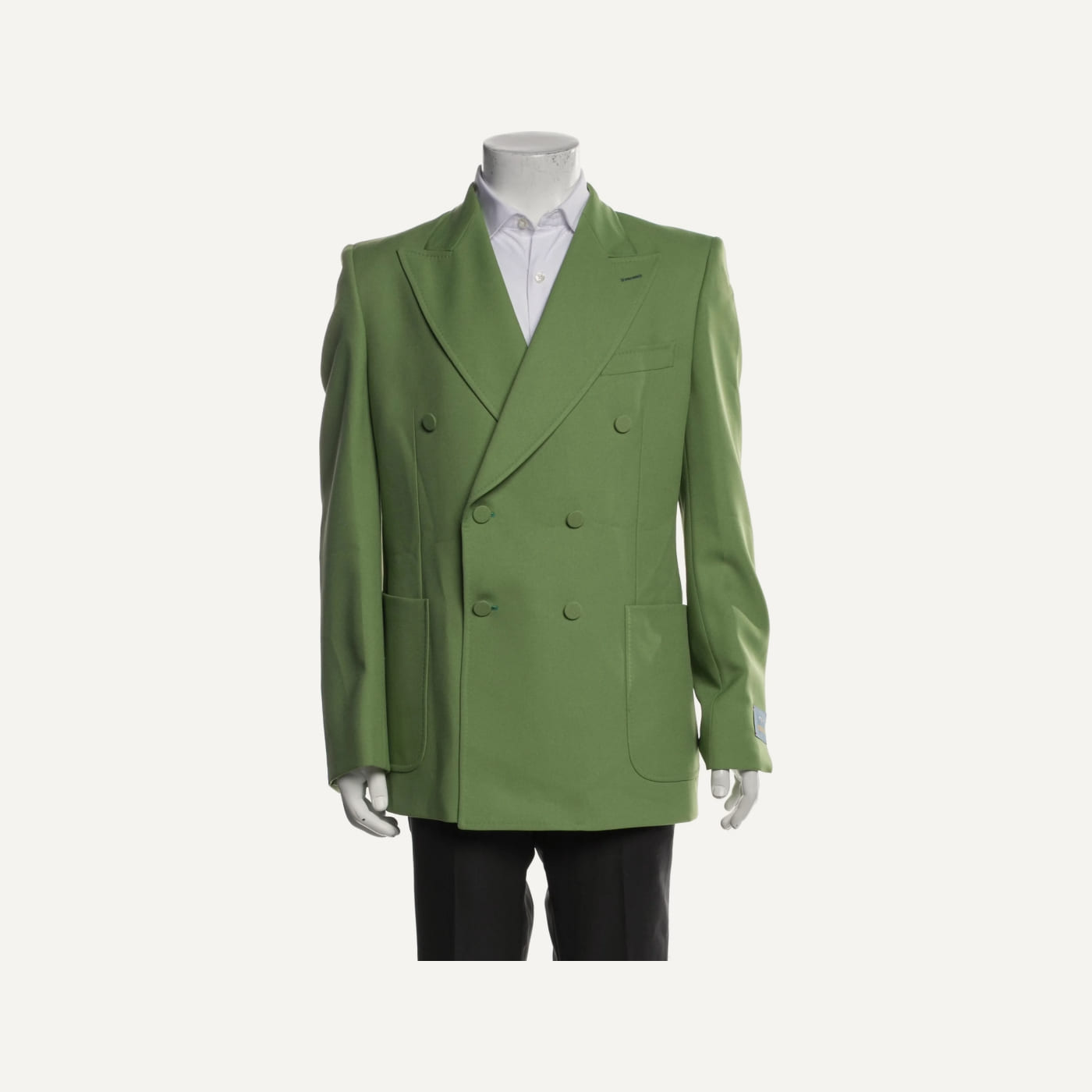 Green Wool Blazer