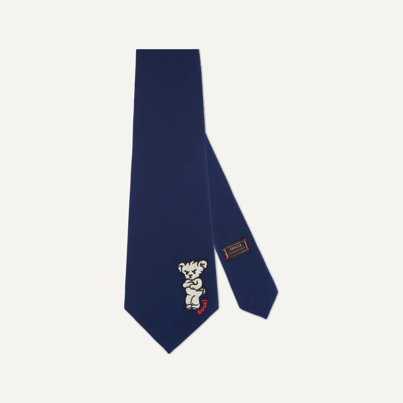 Angry Bear Silk Tie