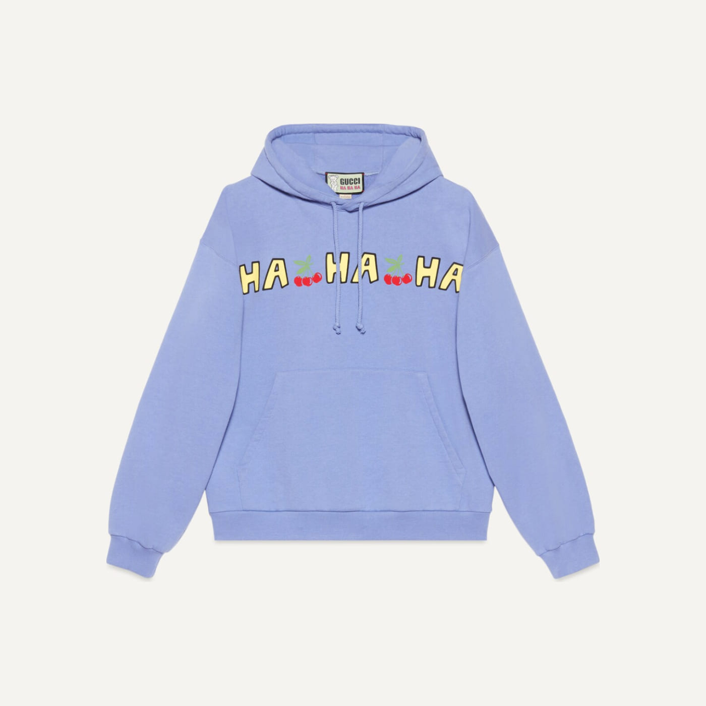 Cherry HA HA HA Print Hoodie