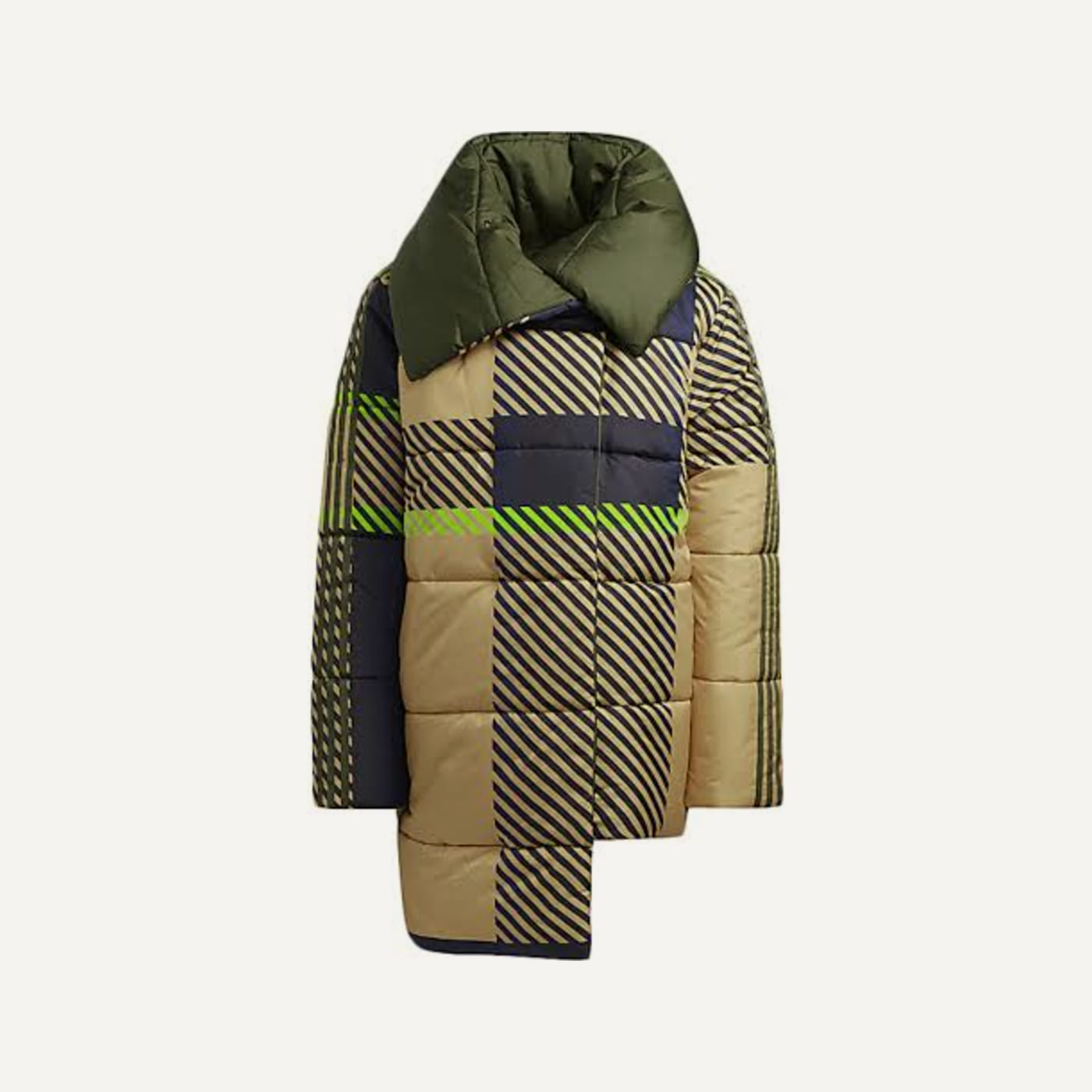 Halls of Ivy Asymmetric Puffer Jacket