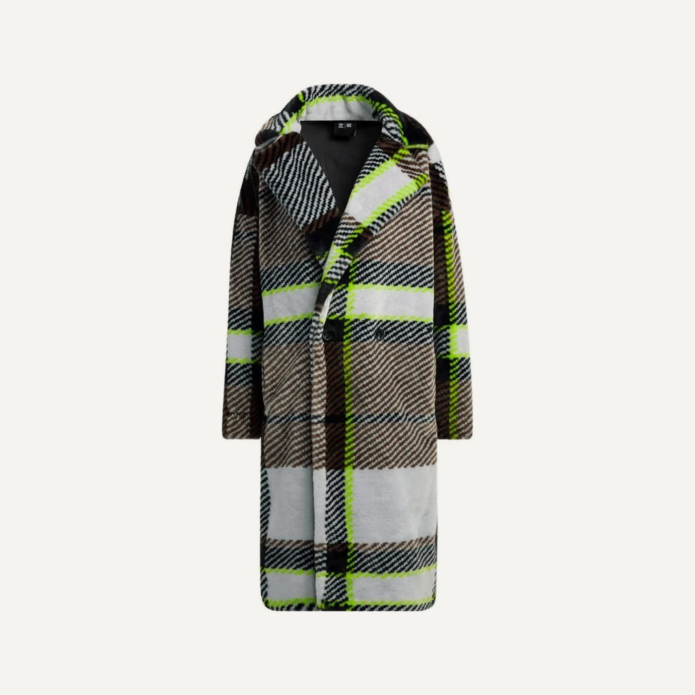 Halls of Ivy Plaid Faux Fur Coat, Beyoncé × adidas