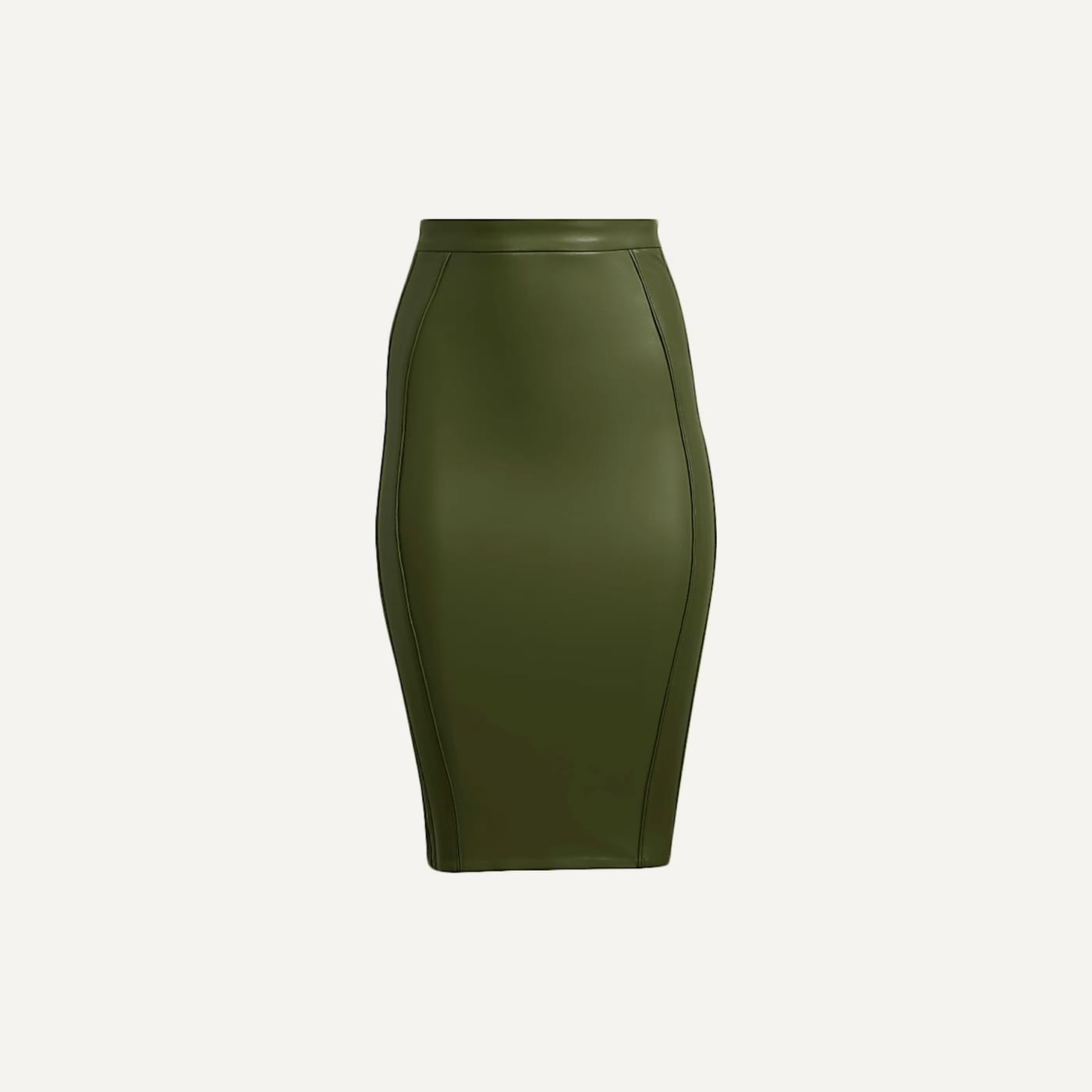 Halls of Ivy Faux Leather Skirt
