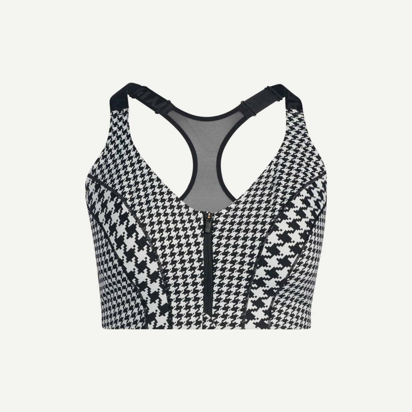 Halls of Ivy Houndstooth Bra Zip