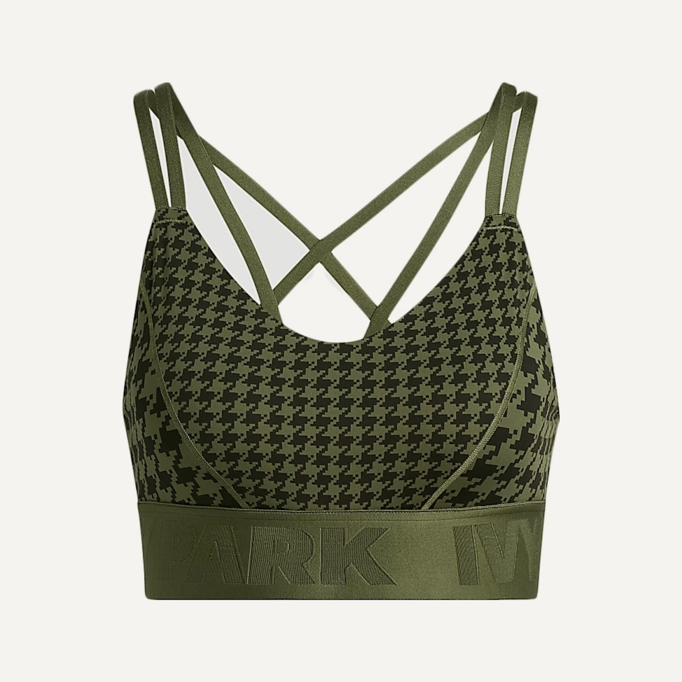 Halls of Ivy Houndstooth Strappy Bra