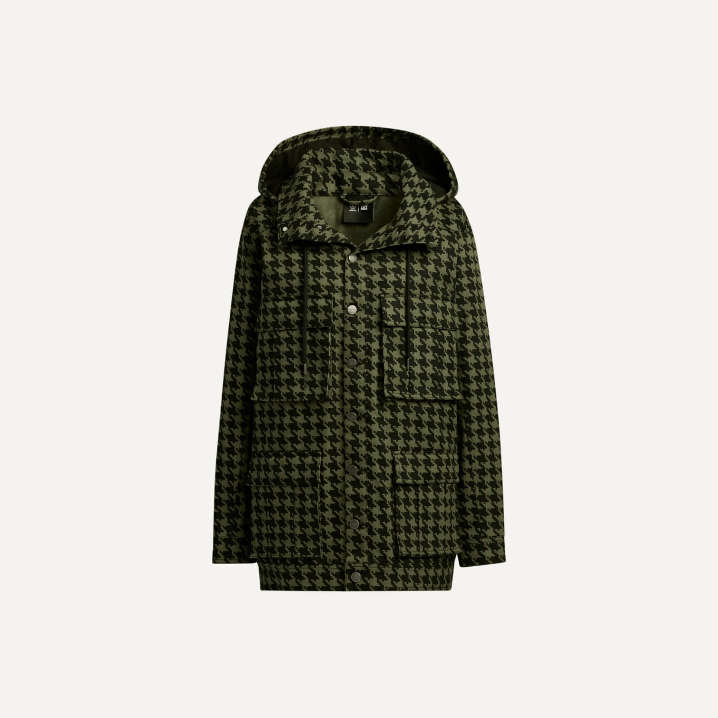Halls of Ivy Houndstooth Twill Track Jacket