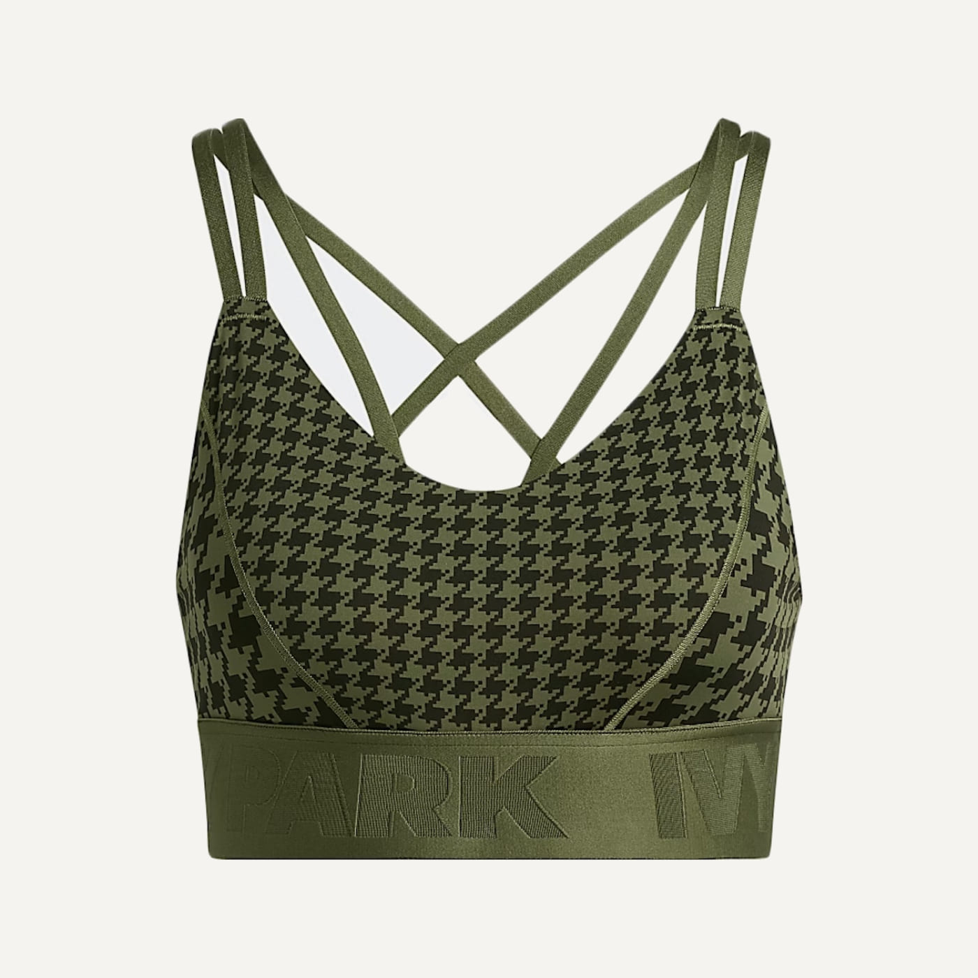 Halls of Ivy Houndstooth Strappy Bra