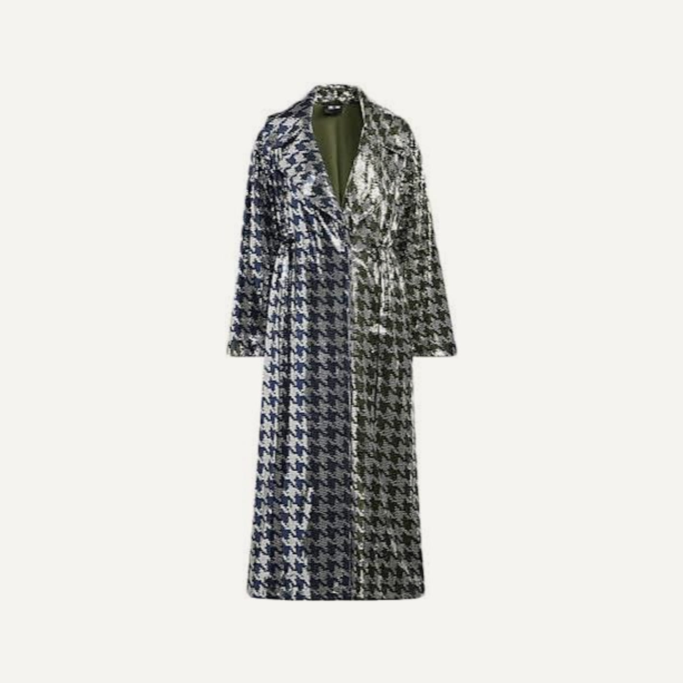 Halls of Ivy Houndstooth Sequin Long Jacket, Beyoncé × adidas