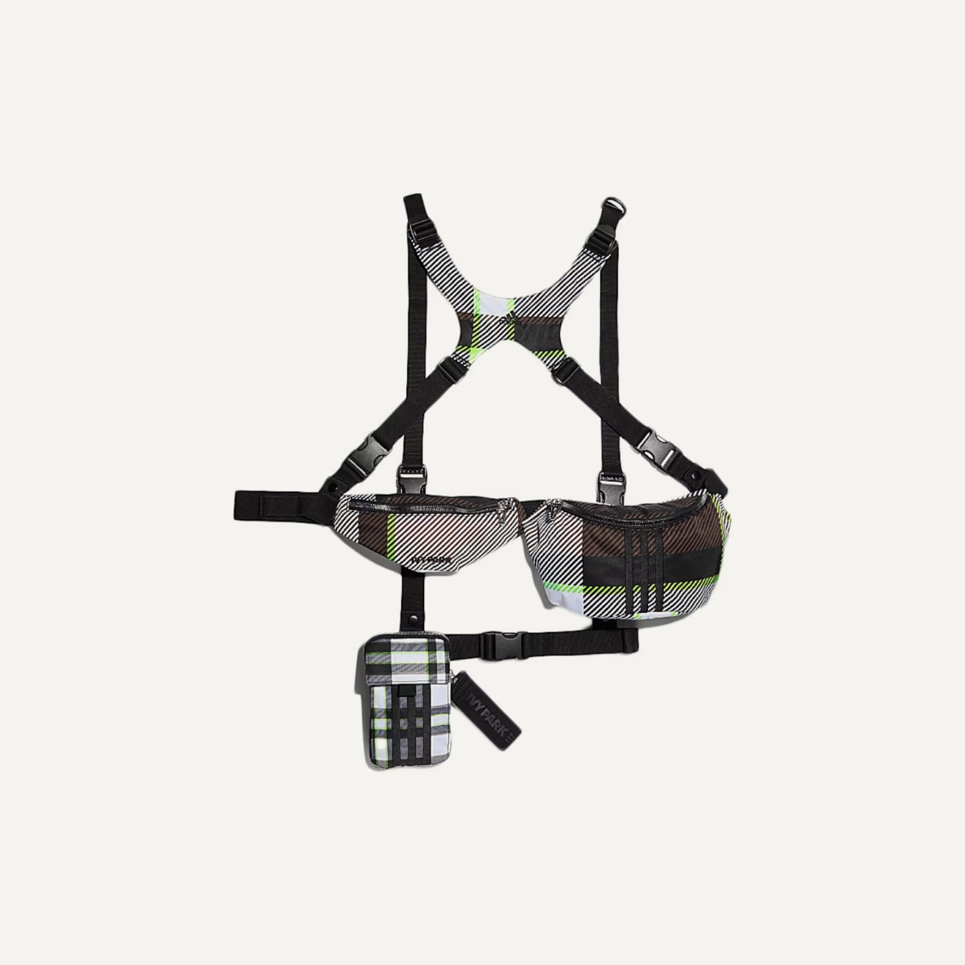 Halls of Ivy Plaid Harness Bag