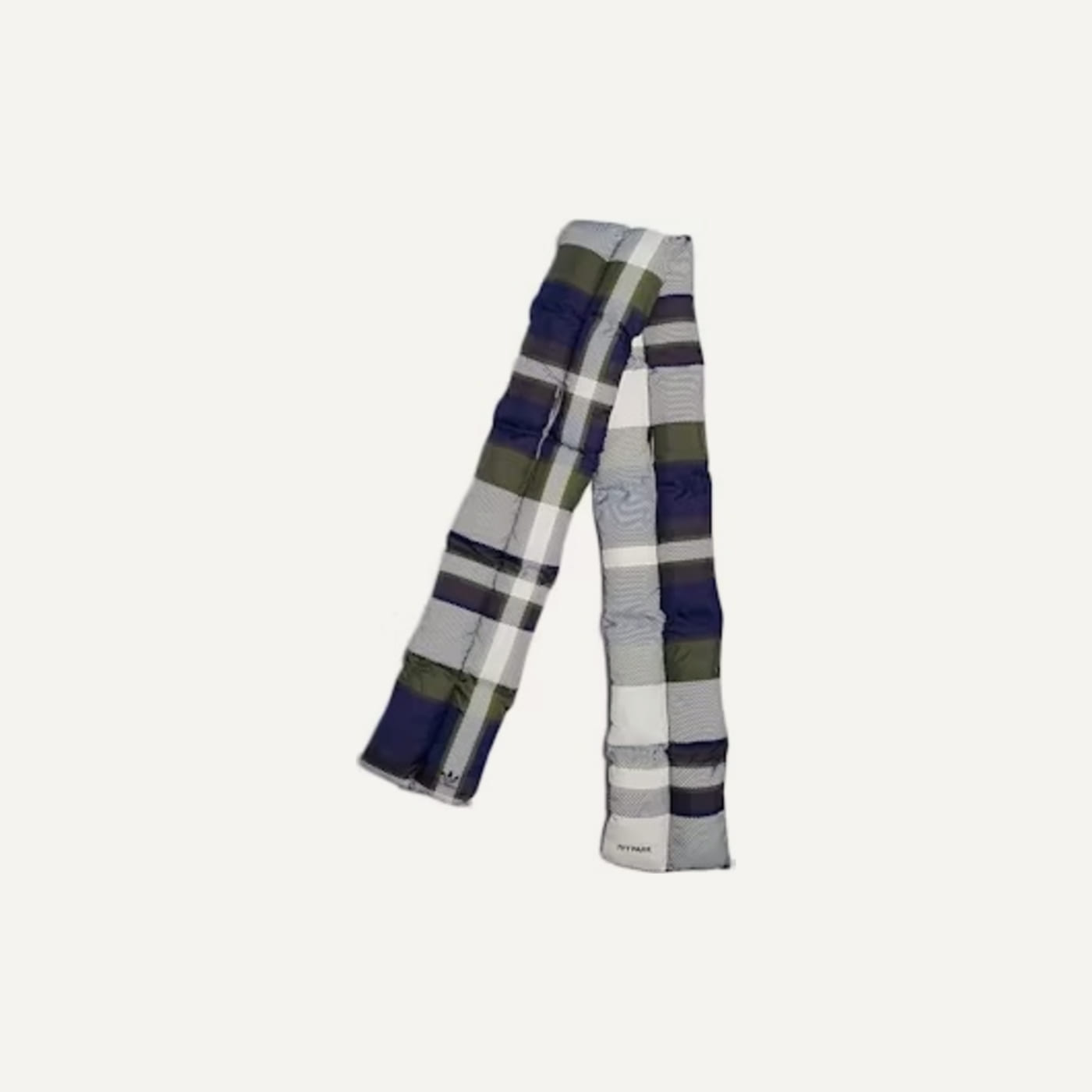 Halls of Ivy Plaid Puffer Scarf