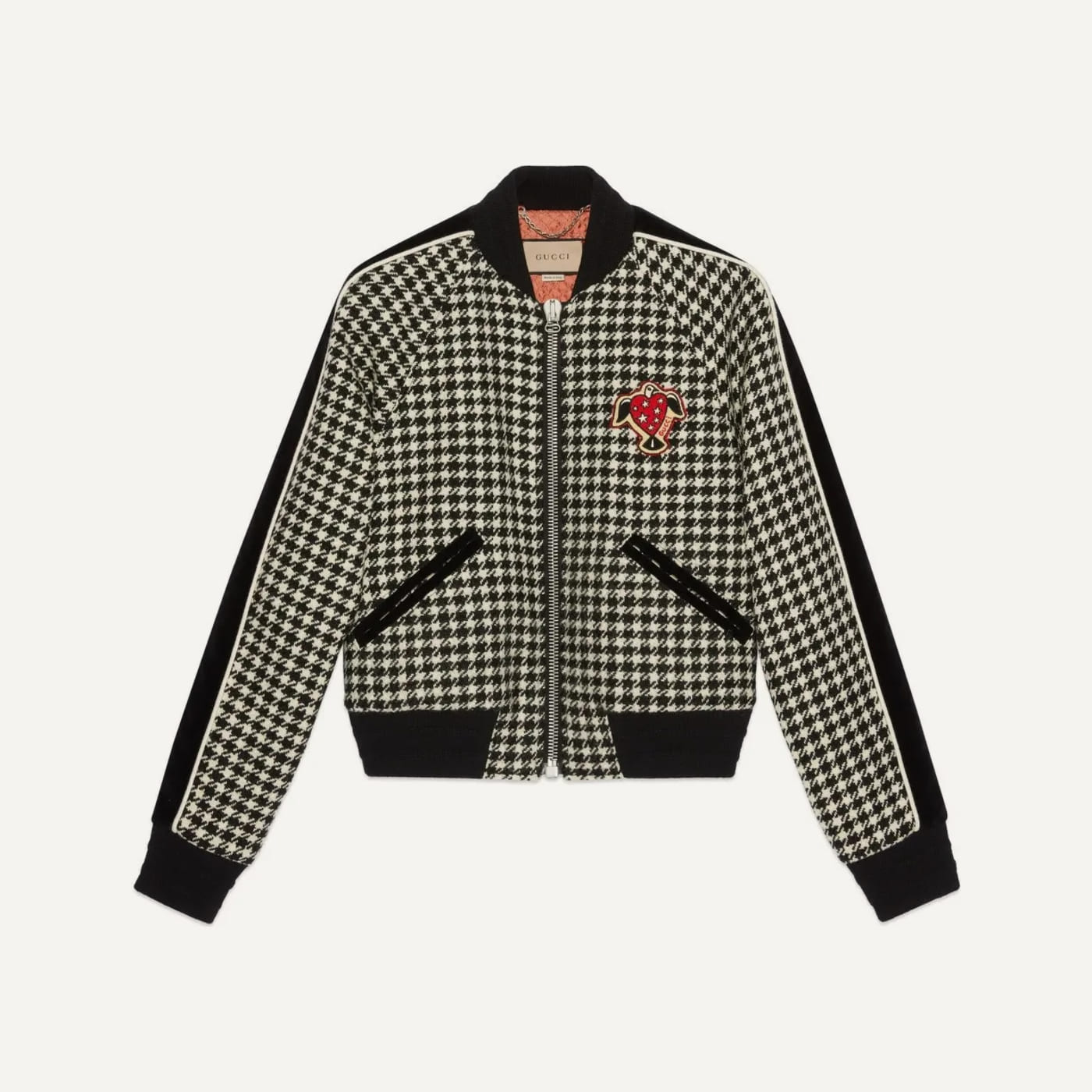 Houndstooth Bomber Jacket, Harry Styles × Gucci