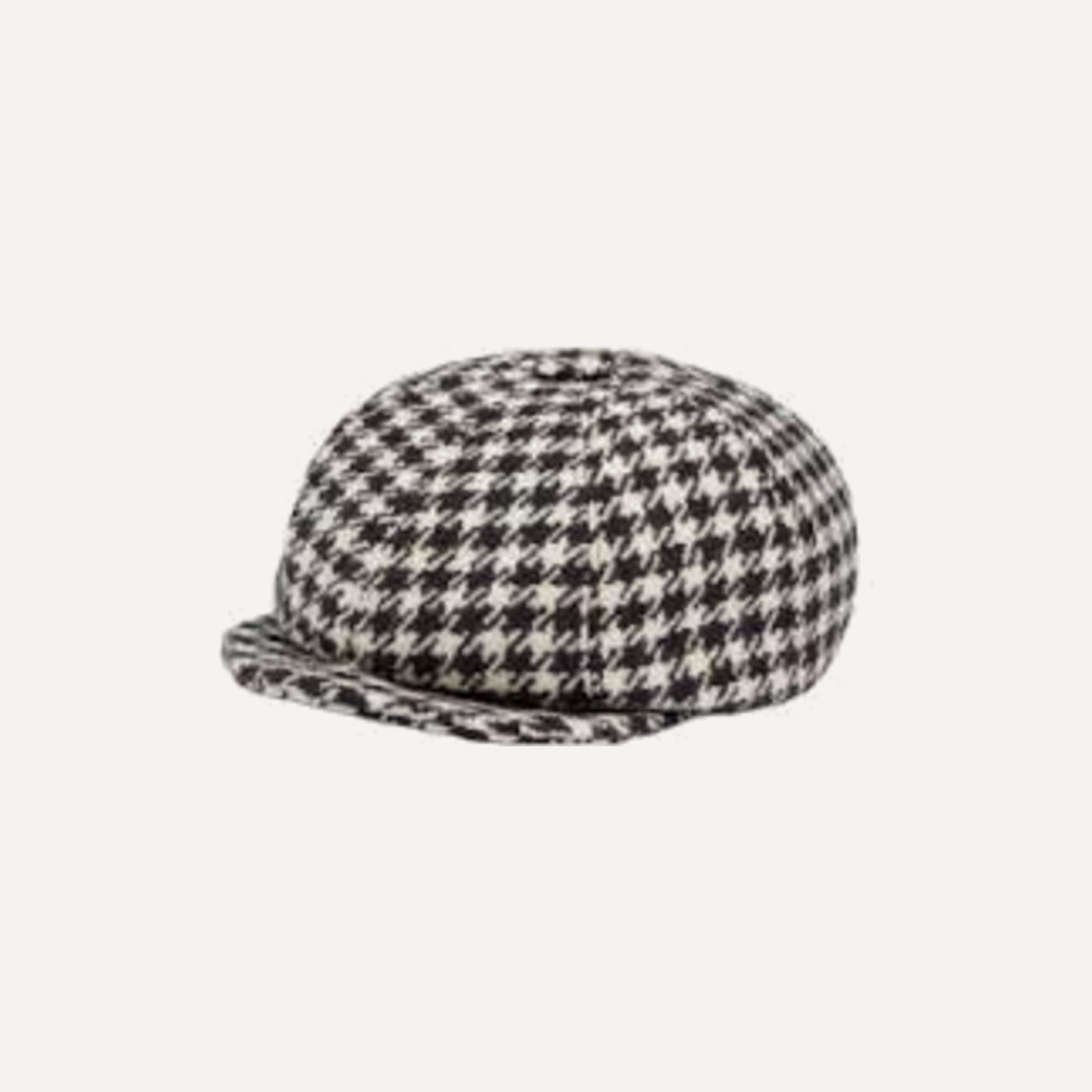 Houndstooth Newsboy Hat